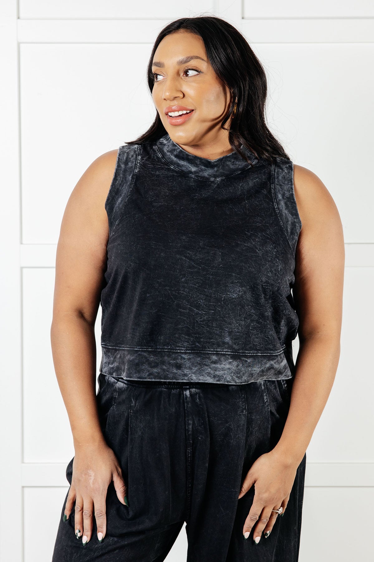 Chasing the Gains Tank Top in Black - Charming Charlie