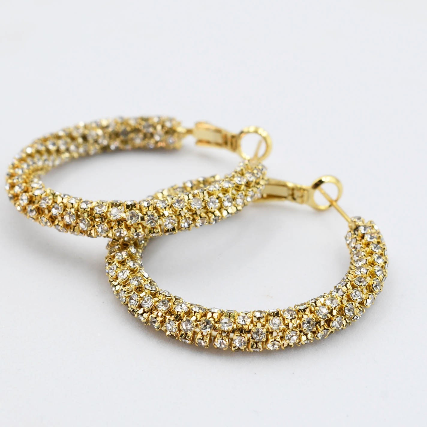 Chic crystal hoop - Charming Charlie