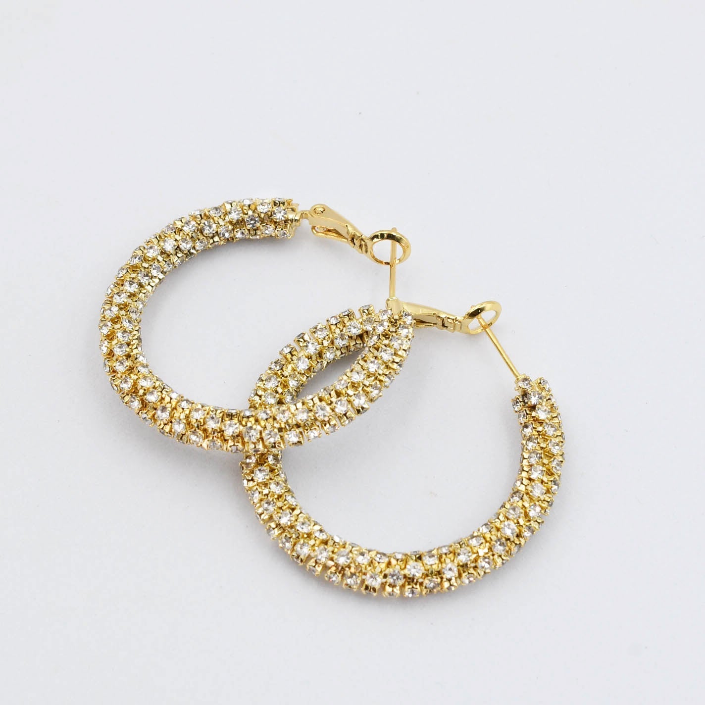Chic crystal hoop - Charming Charlie