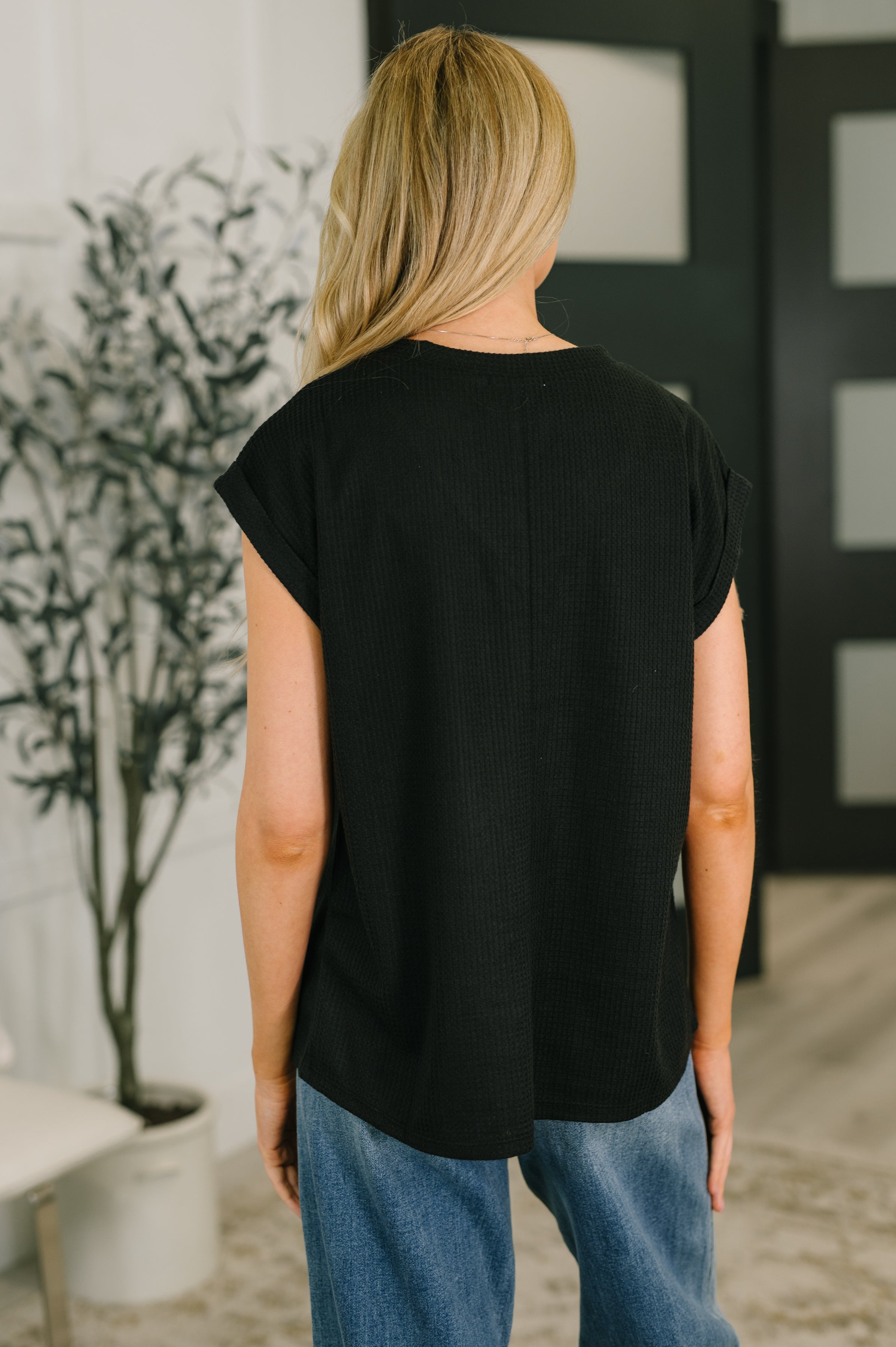 Classic Timeless V-Neck Tee in Black - Charming Charlie