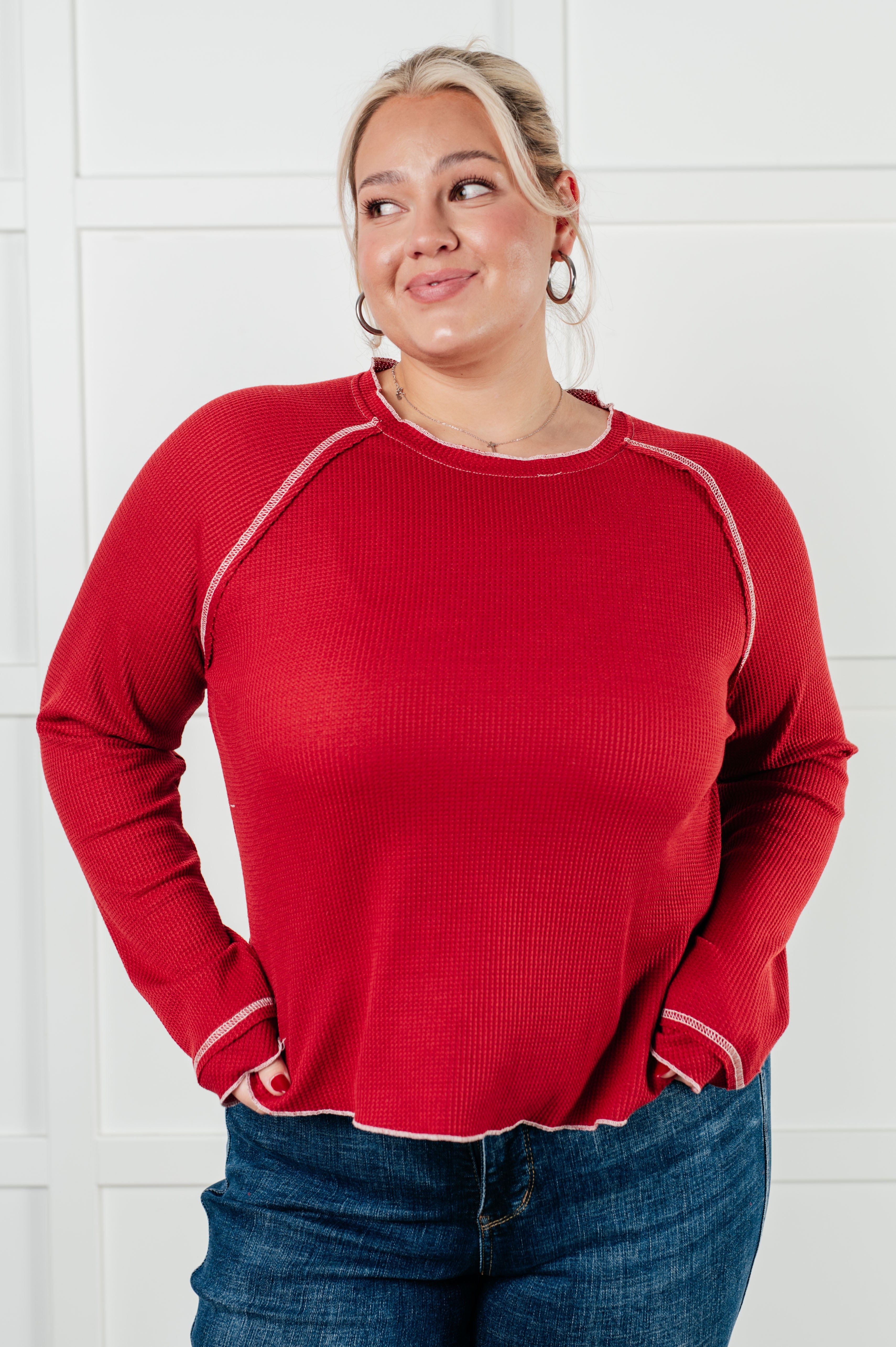 Clever Expression Long Sleeve Top - Charming Charlie