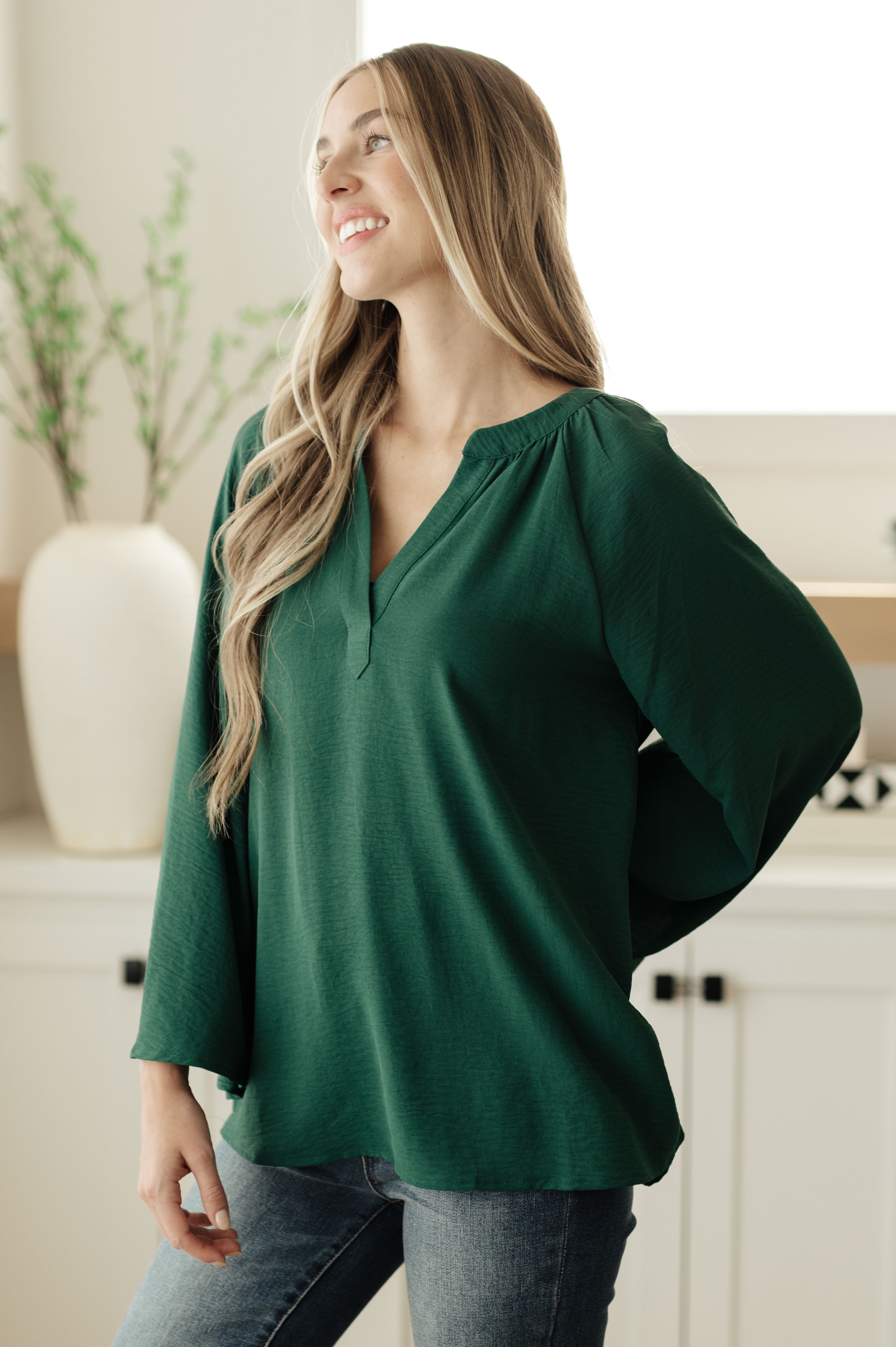 Climb On V-Neck Blouse - Charming Charlie