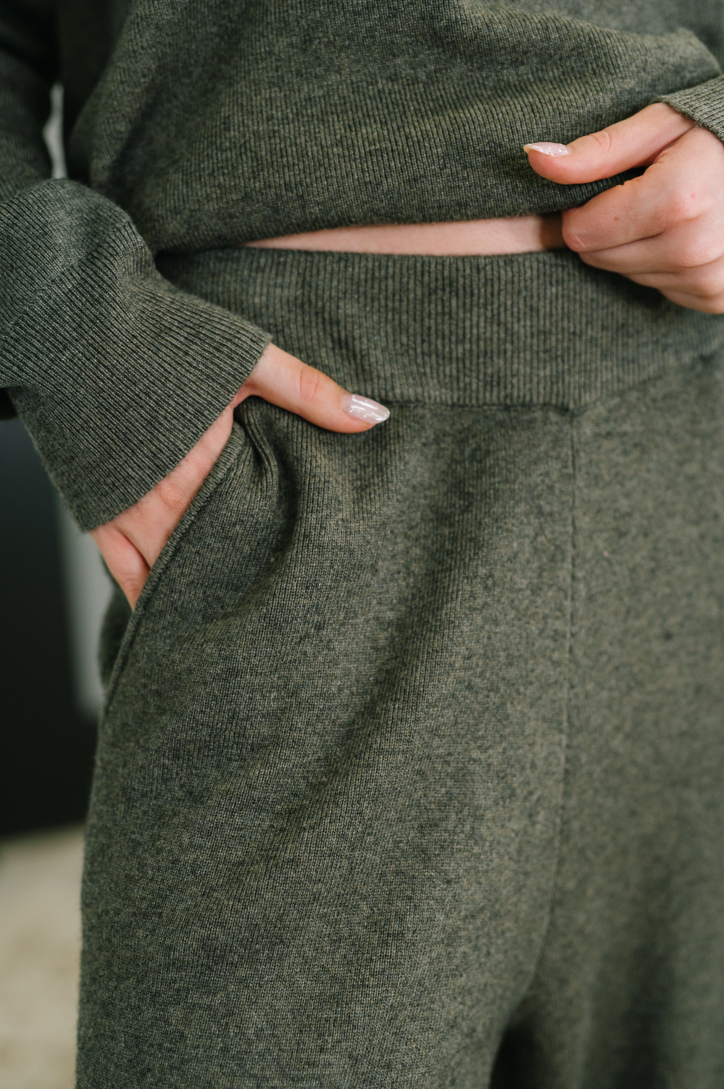 Clove Culottes in Moss - Charming Charlie