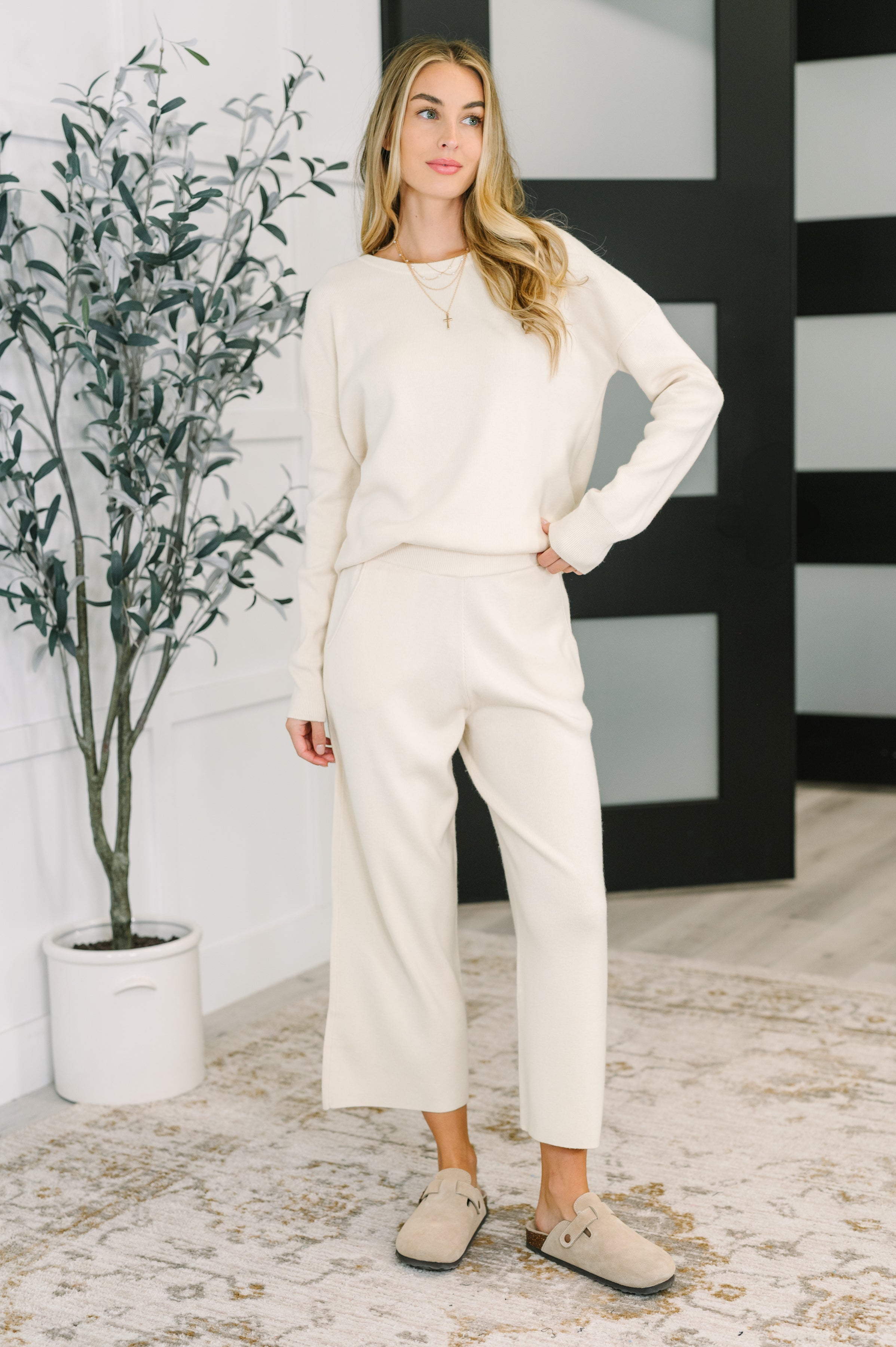 Clove Culottes in Oat - Charming Charlie
