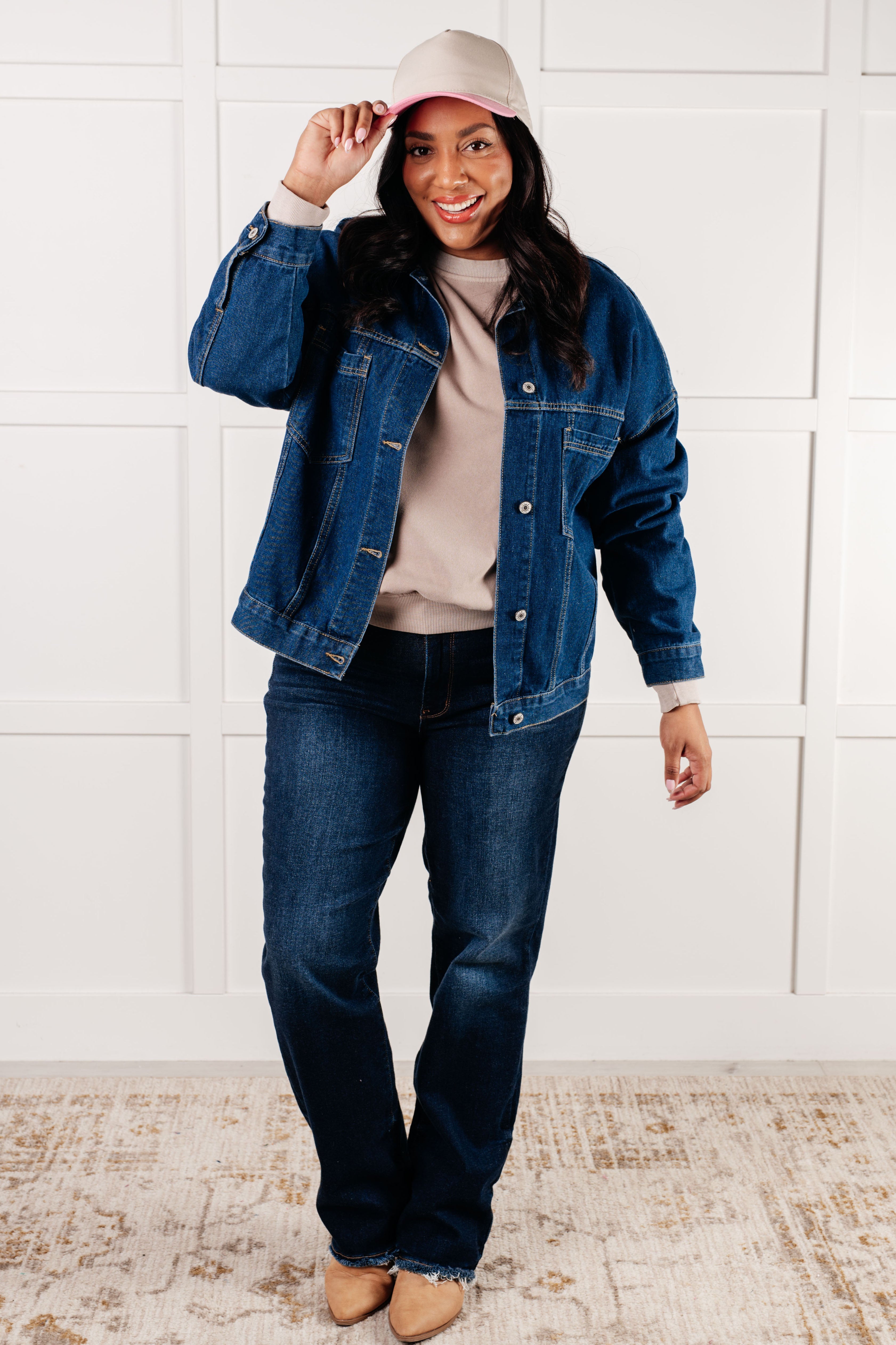 Come Hither Two Tone Canvas Cap Set - Charming Charlie