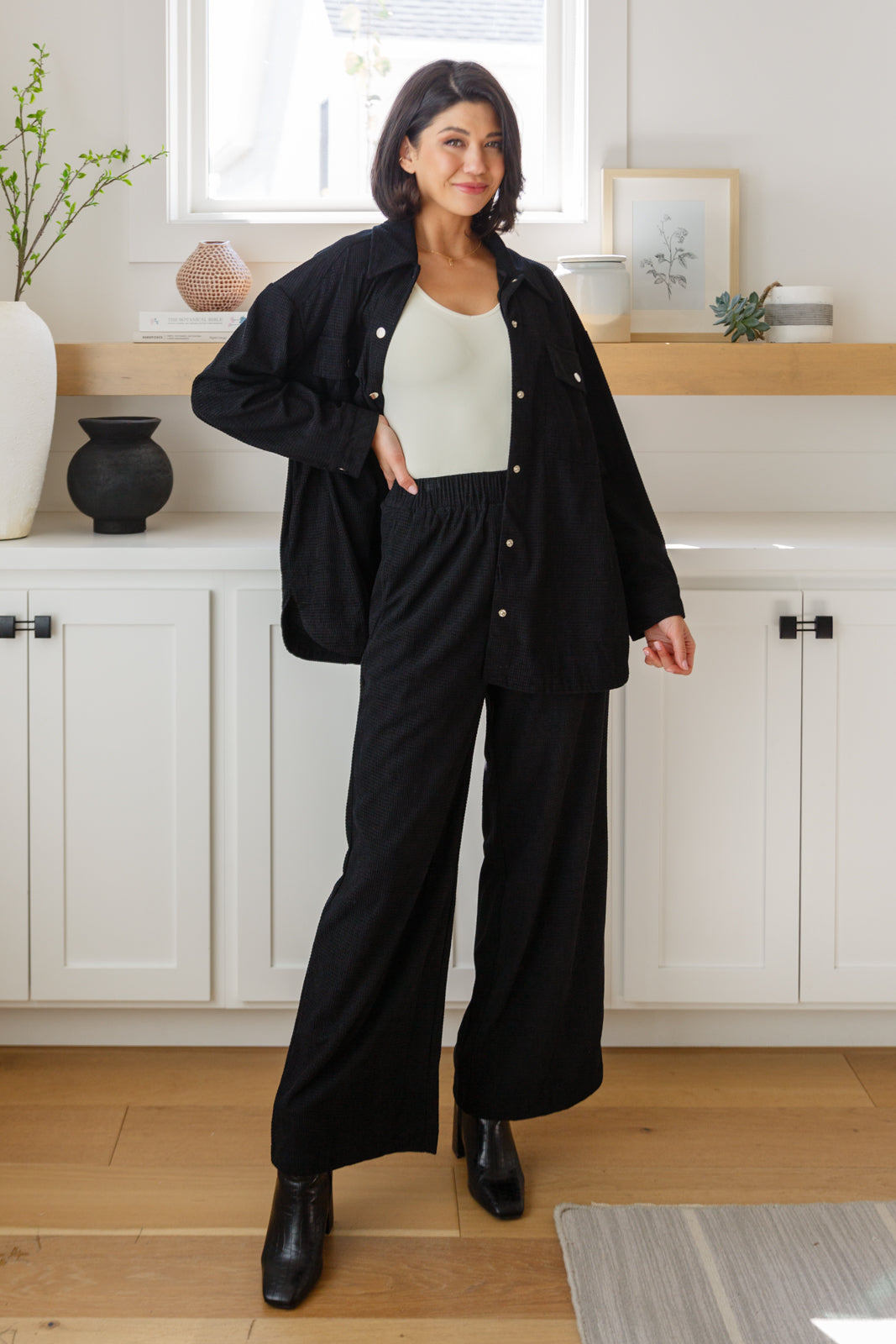 Come Rain or Shine Button Down Top - Charming Charlie