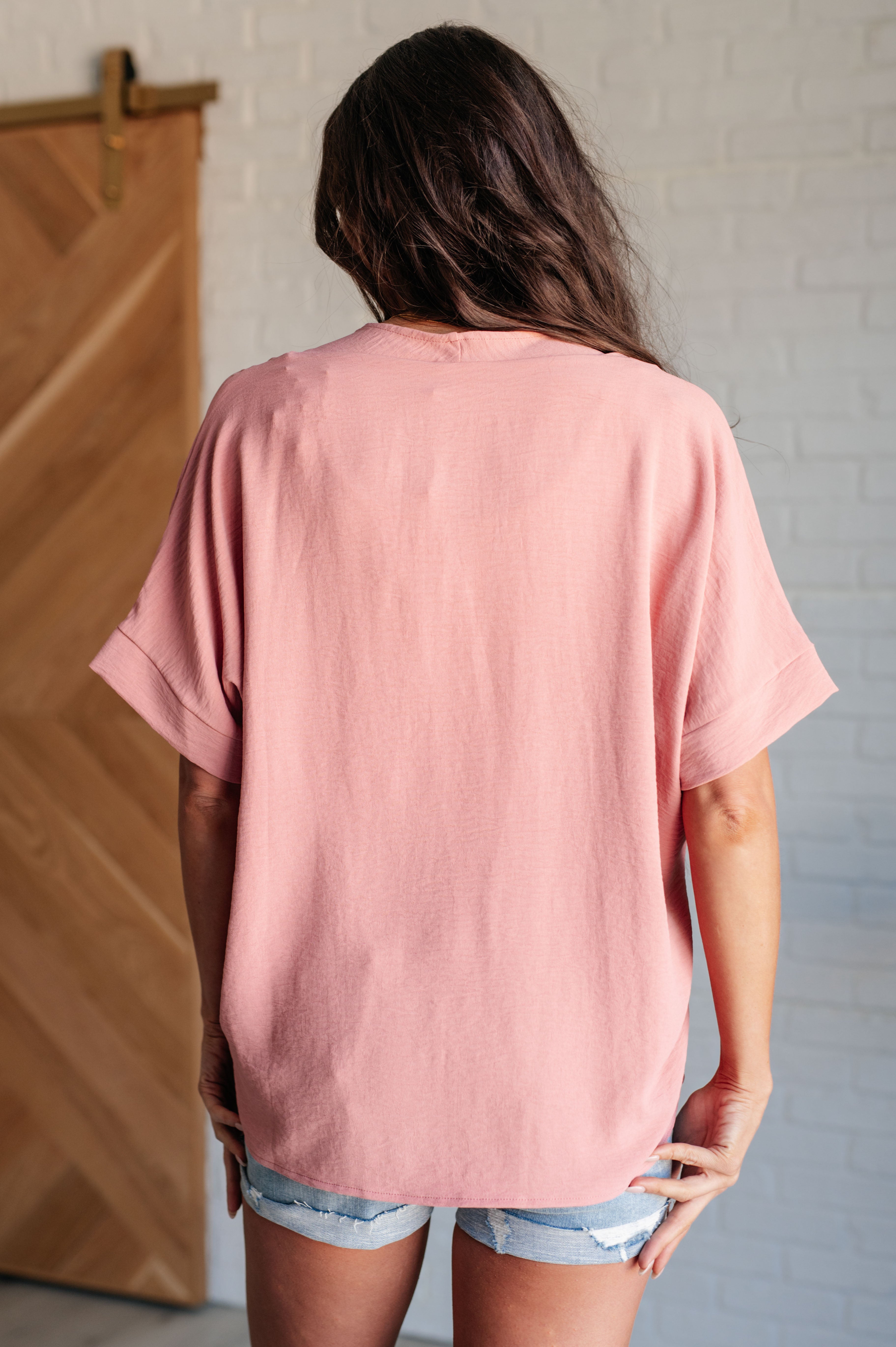 Contrary to Popular Belief V-Neck Blouse - Charming Charlie
