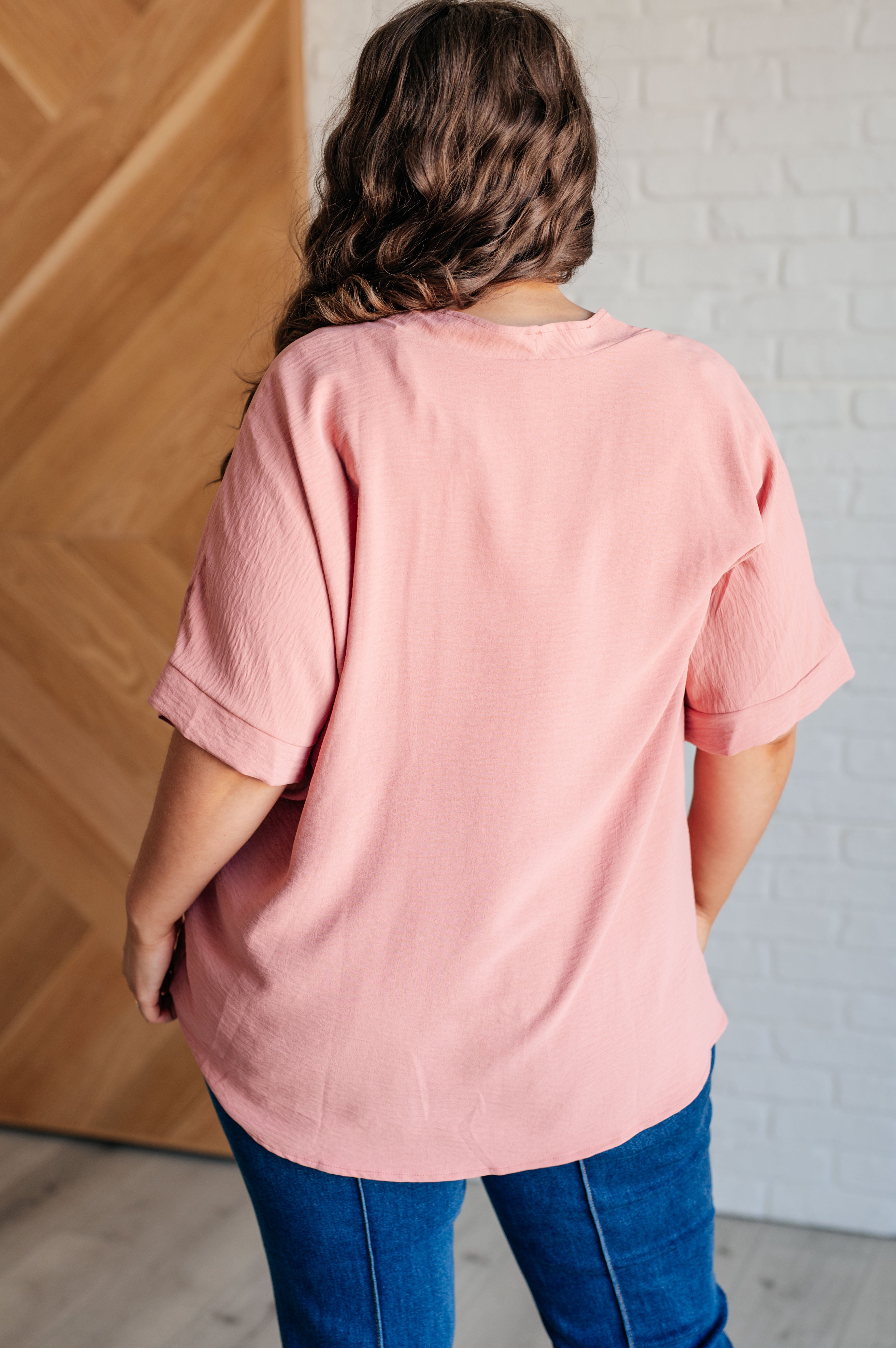 Contrary to Popular Belief V-Neck Blouse - Charming Charlie