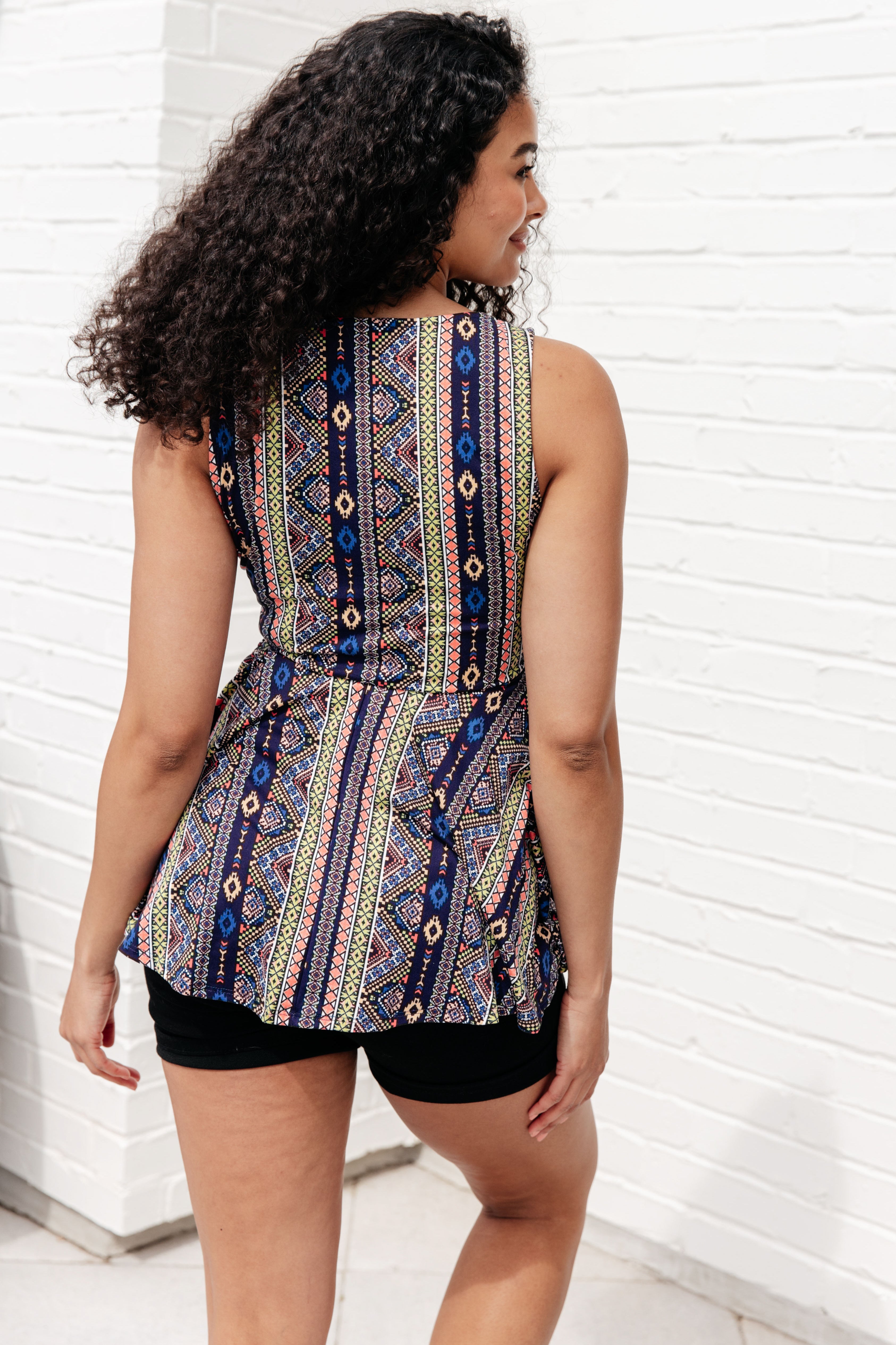 Cool Connections Peplum Tank - Charming Charlie