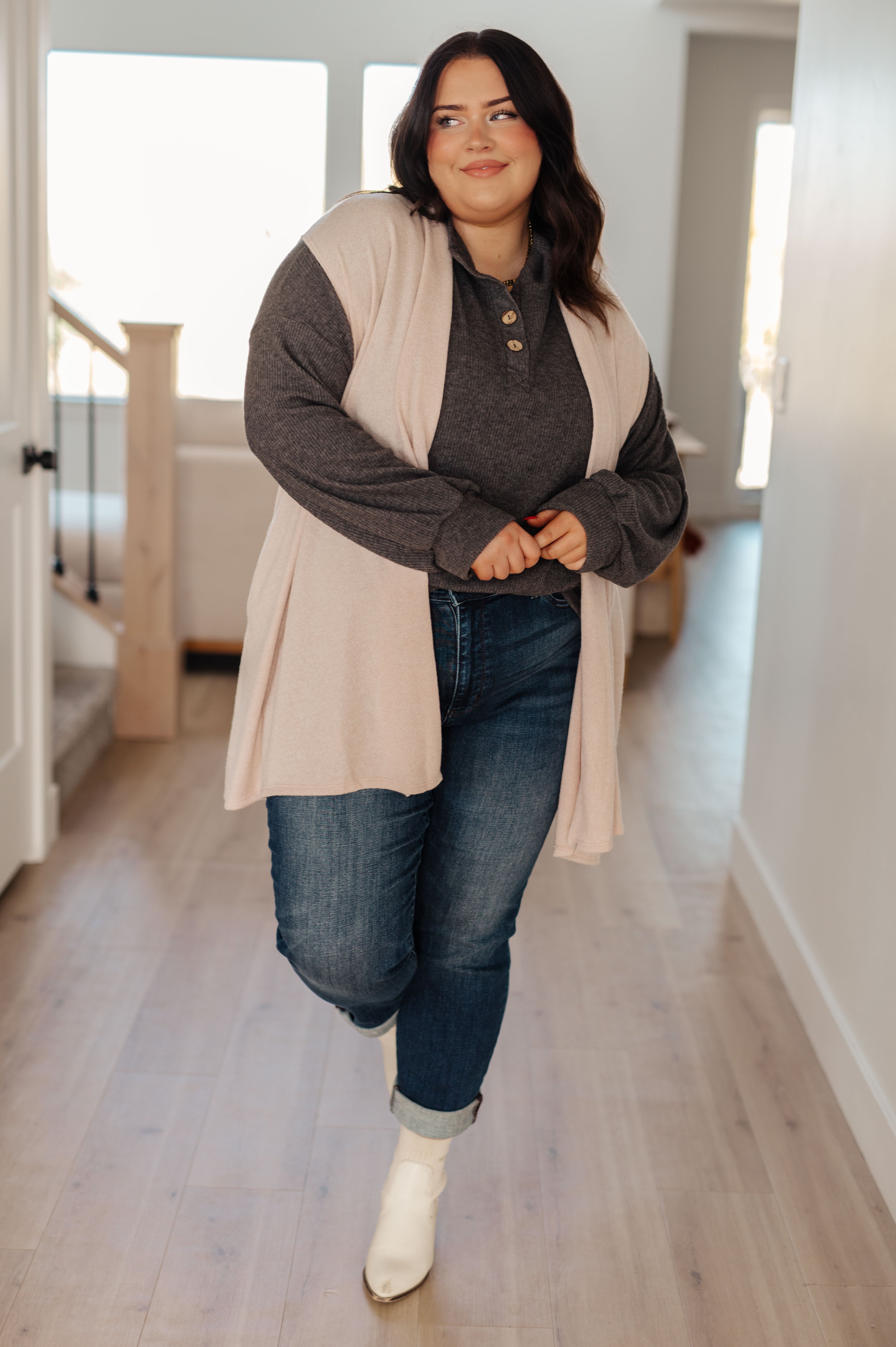 Surely a Win Sleeveless Cardigan - Charming Charlie