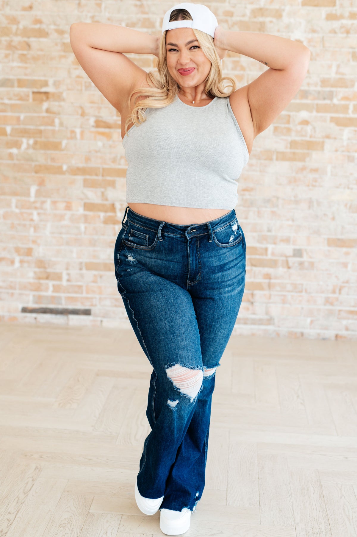Basic Babe Ball Cap in White - Charming Charlie