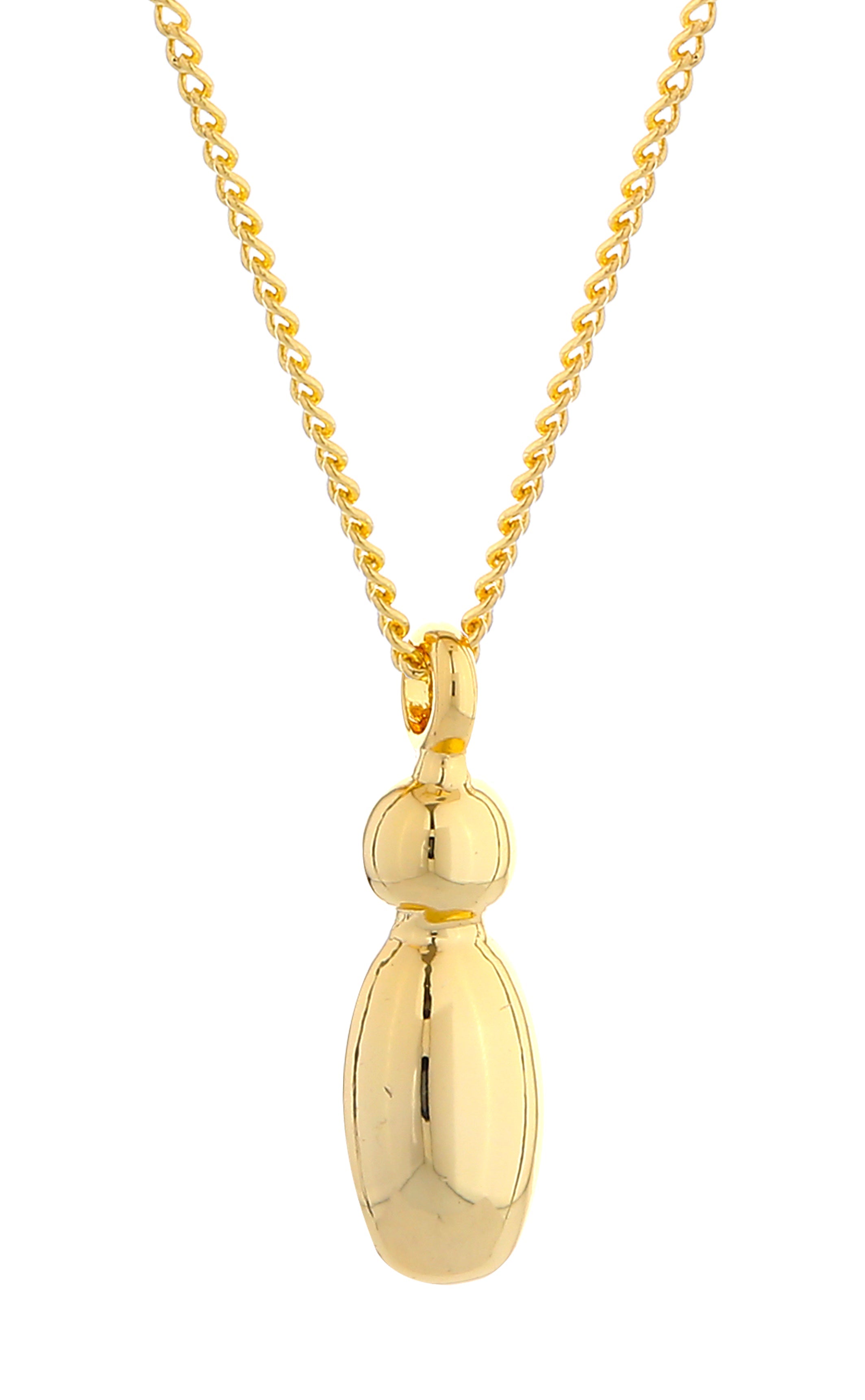 14K Gold Dipped Mini Bold initial Necklace - Charming Charlie