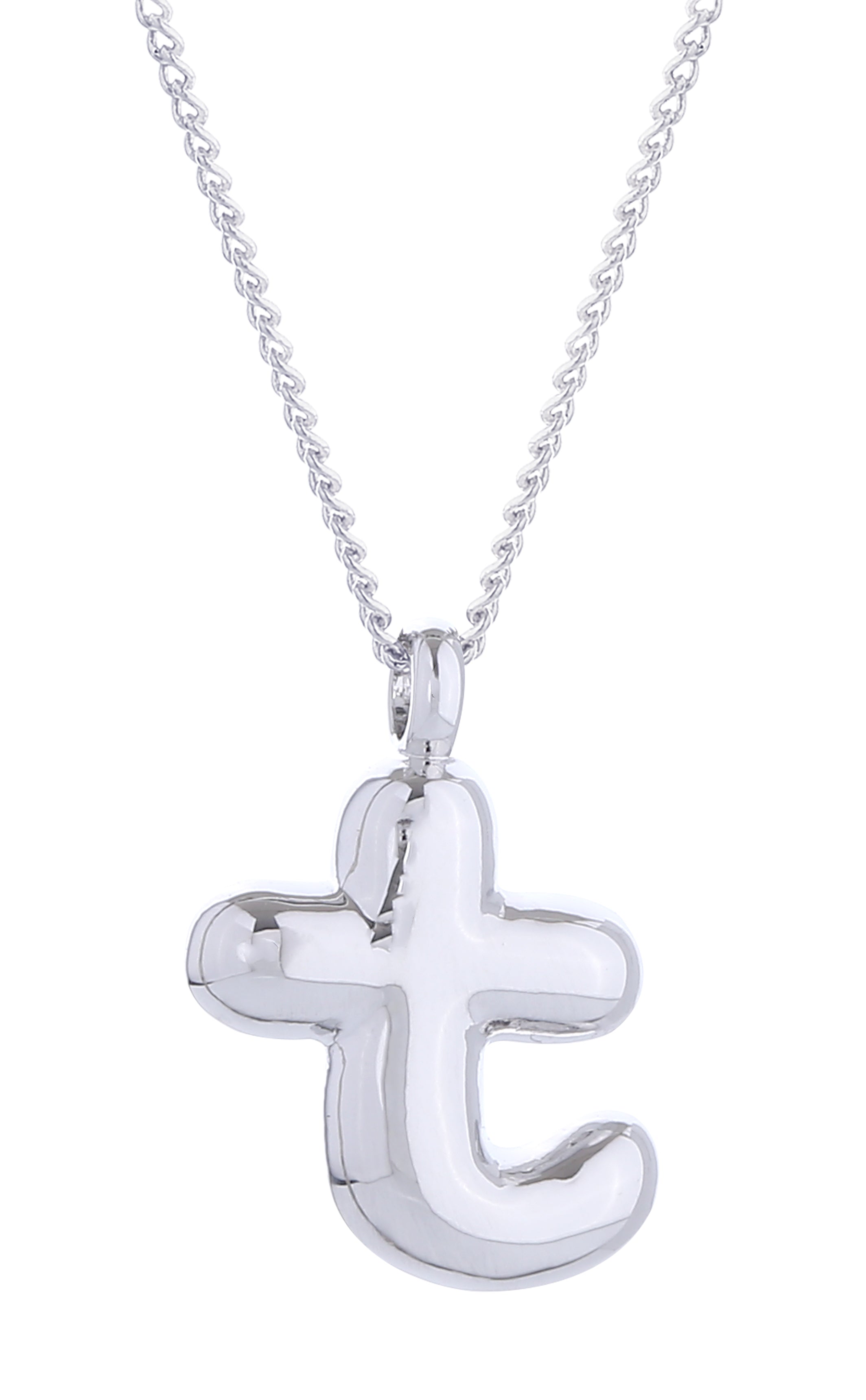 14K Gold Dipped Mini Bold Initial Necklace - Charming Charlie