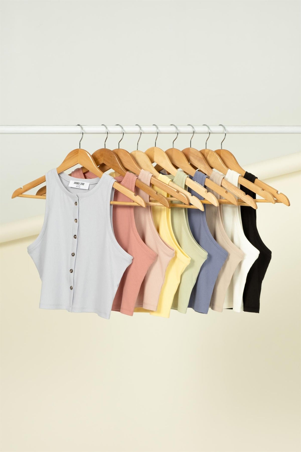Button Front Sleeveless Crop Shirt - Charming Charlie
