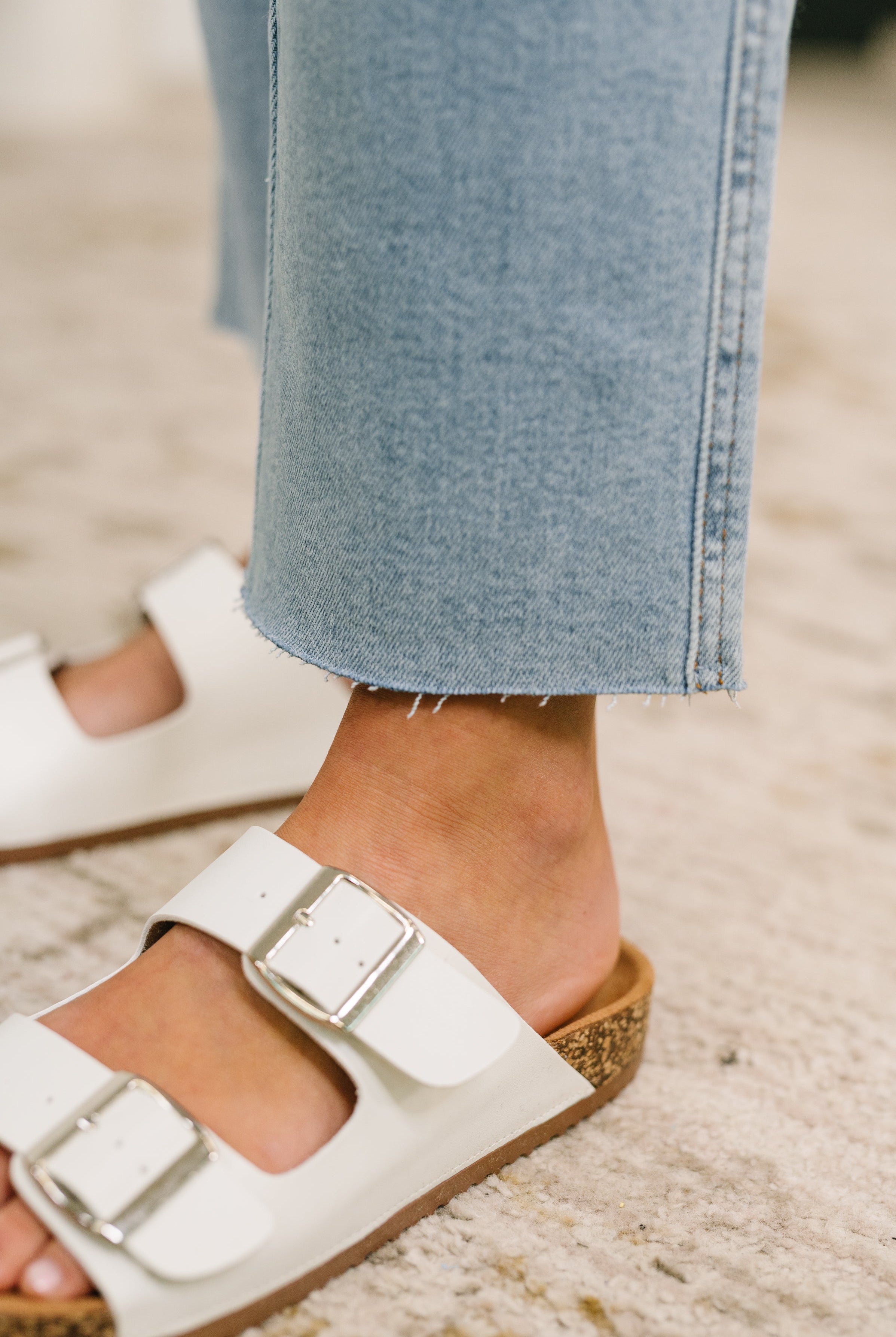 Dawn Mid Rise Ankle Straight w Bandana Loop - Charming Charlie
