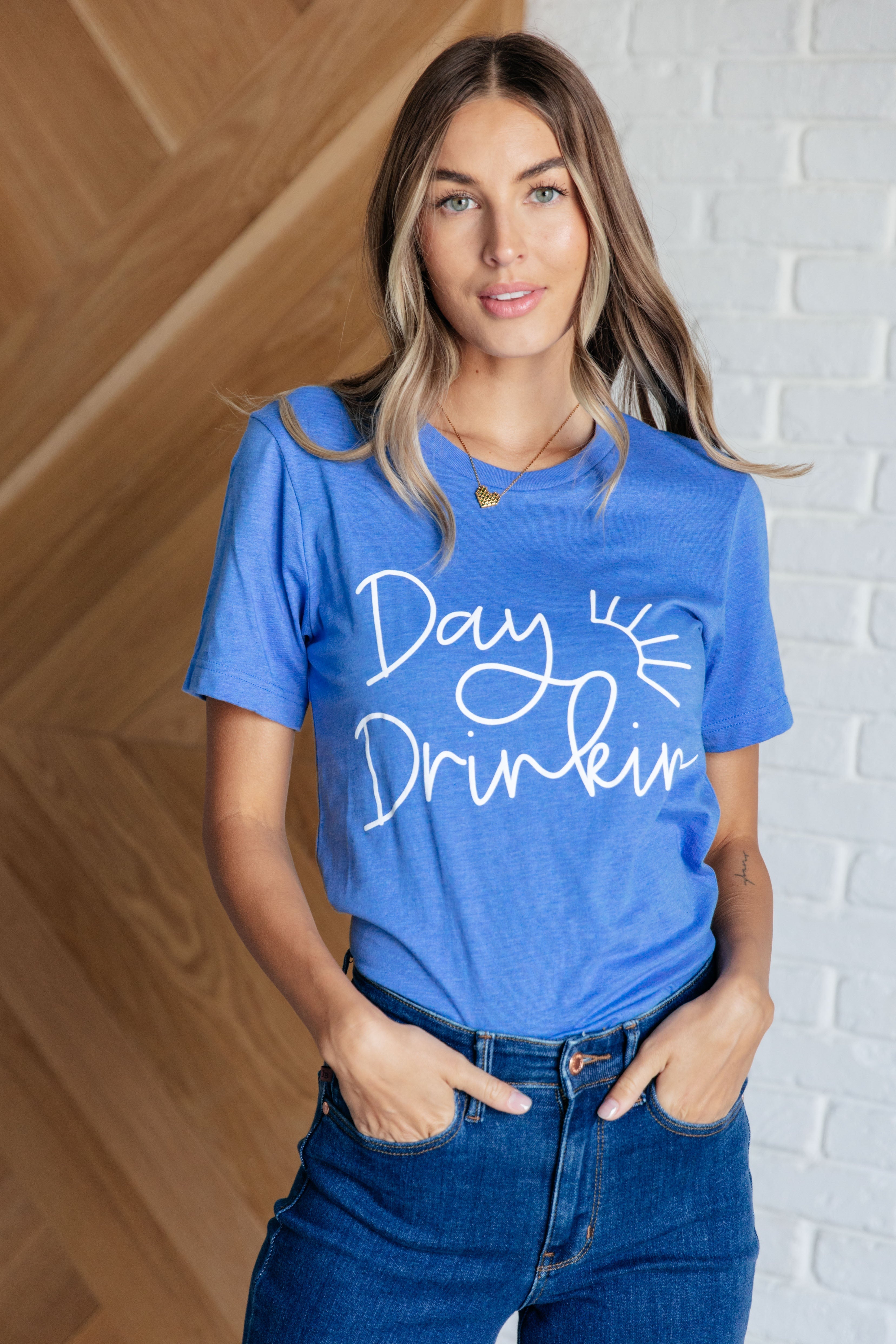 Day Drinkin' Graphic Tee - Charming Charlie