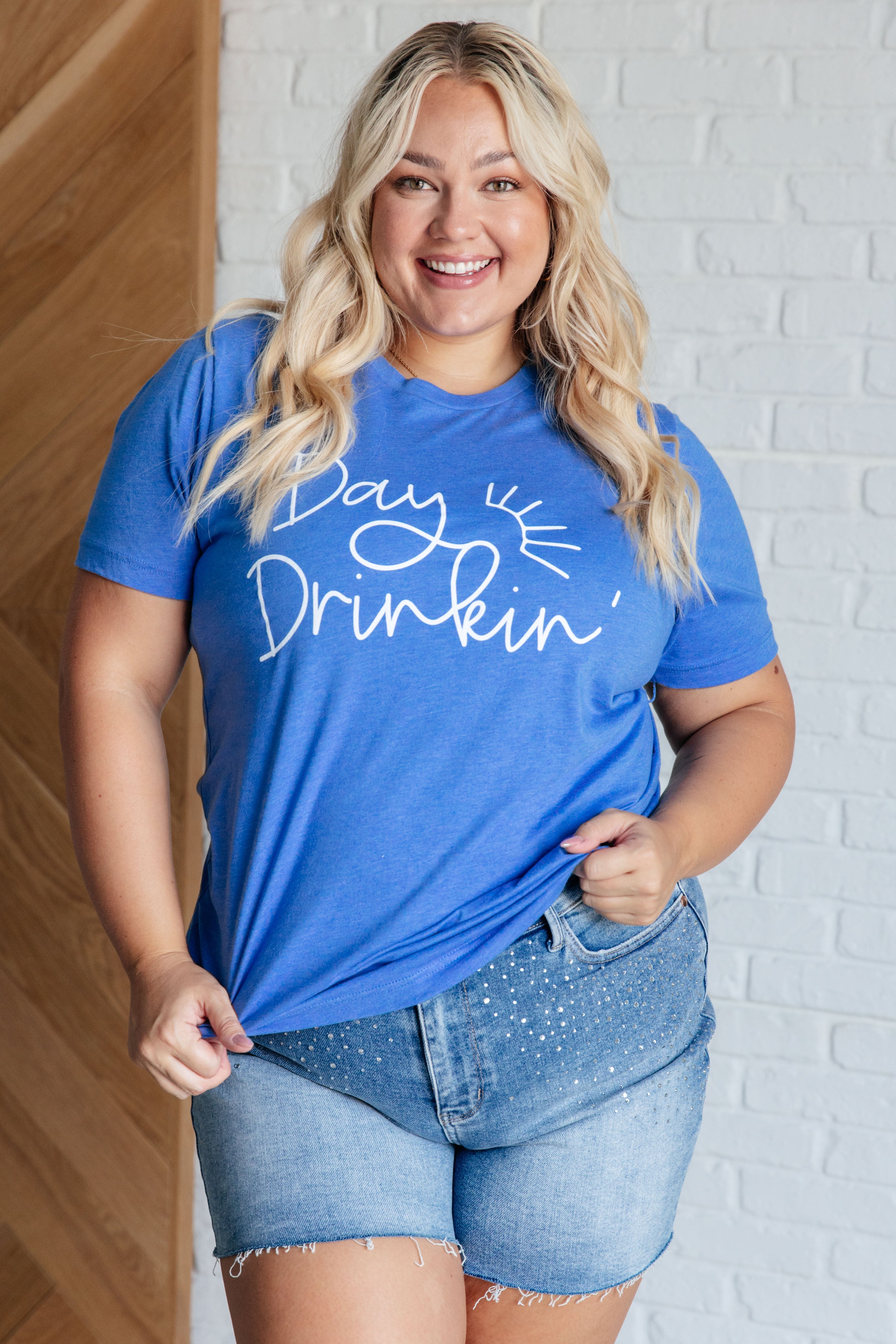 Day Drinkin' Graphic Tee - Charming Charlie