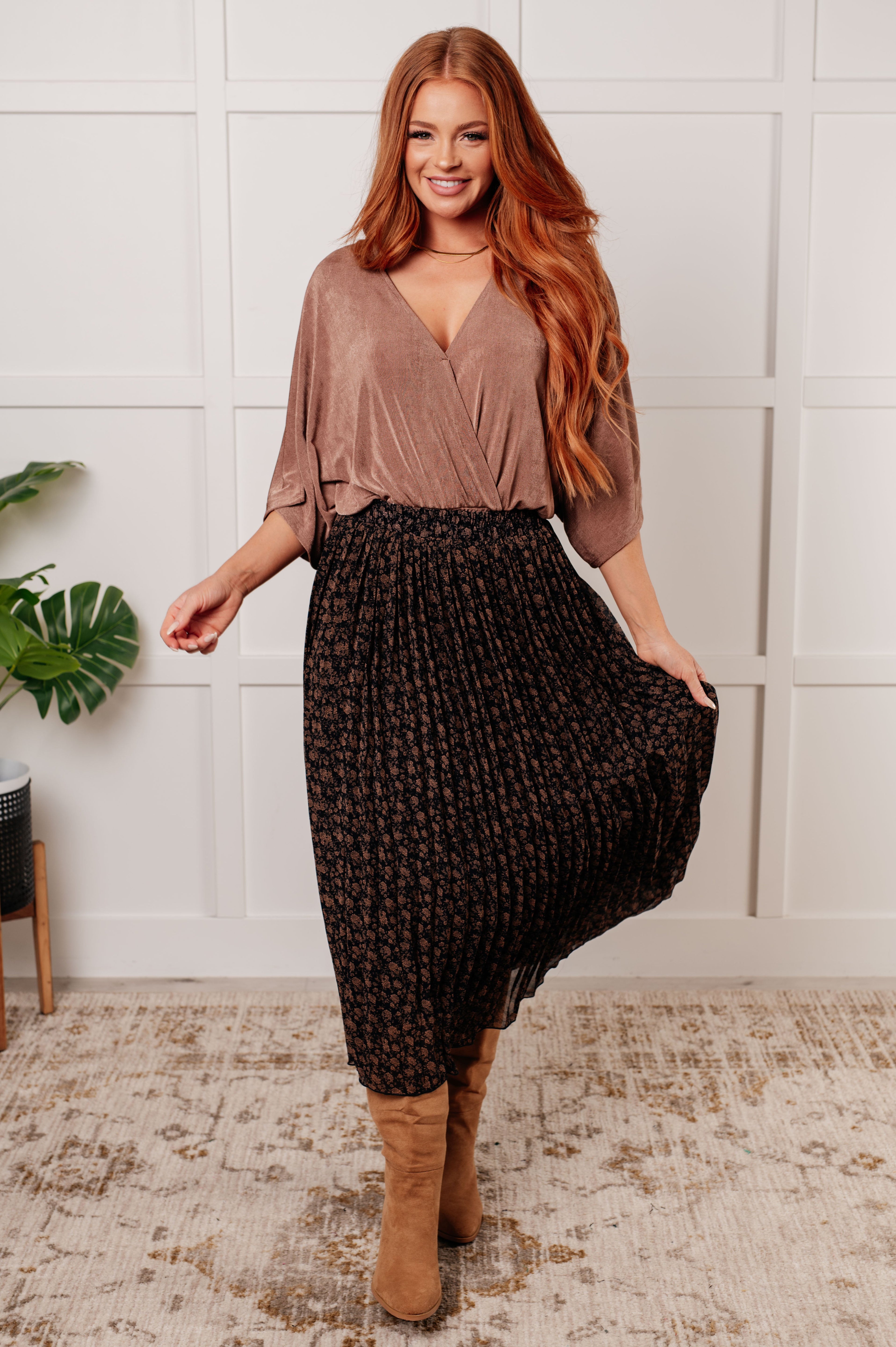 Dazzlingly Draped V-Neck Blouse - Charming Charlie