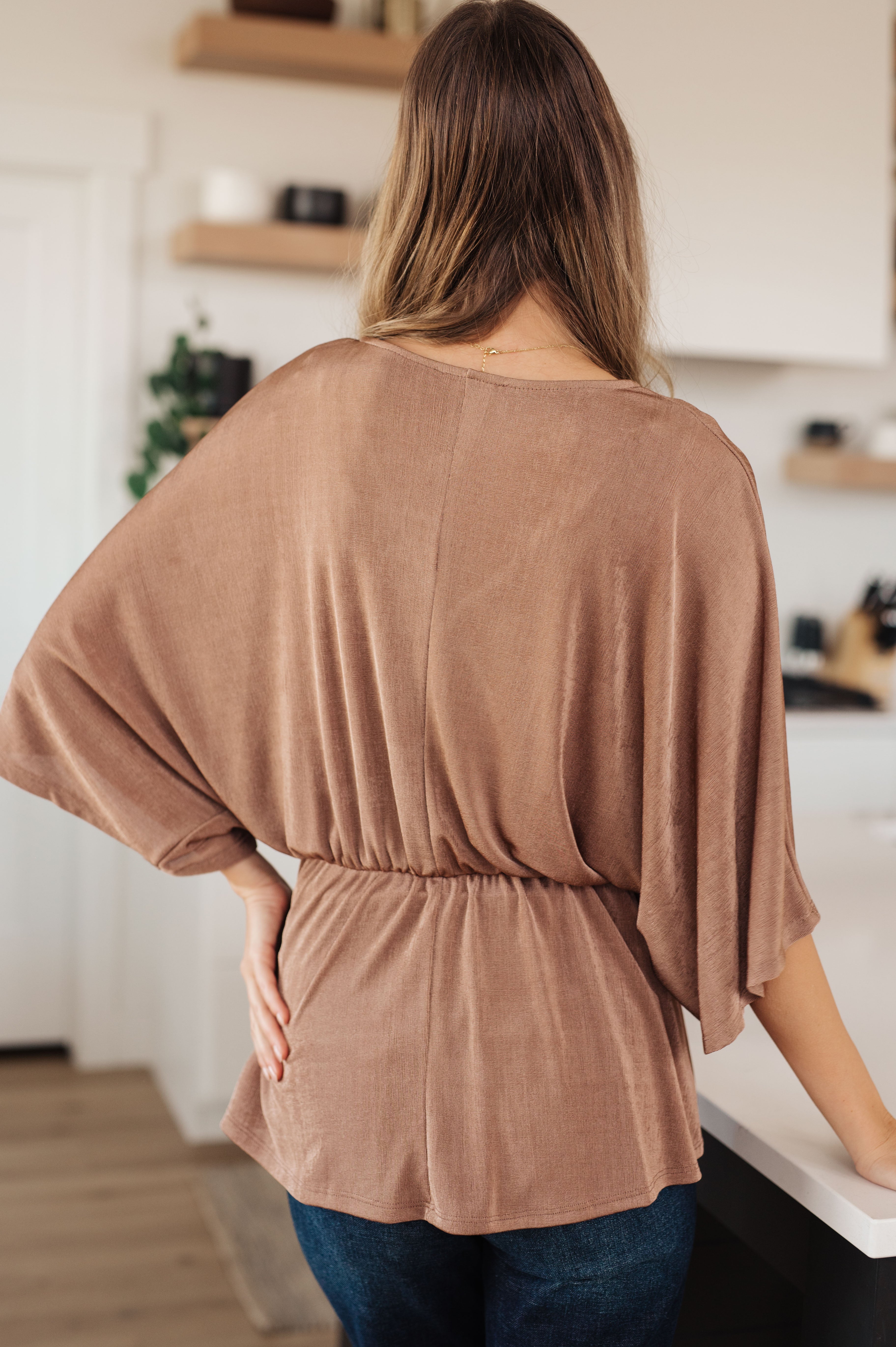 Dazzlingly Draped V-Neck Blouse - Charming Charlie