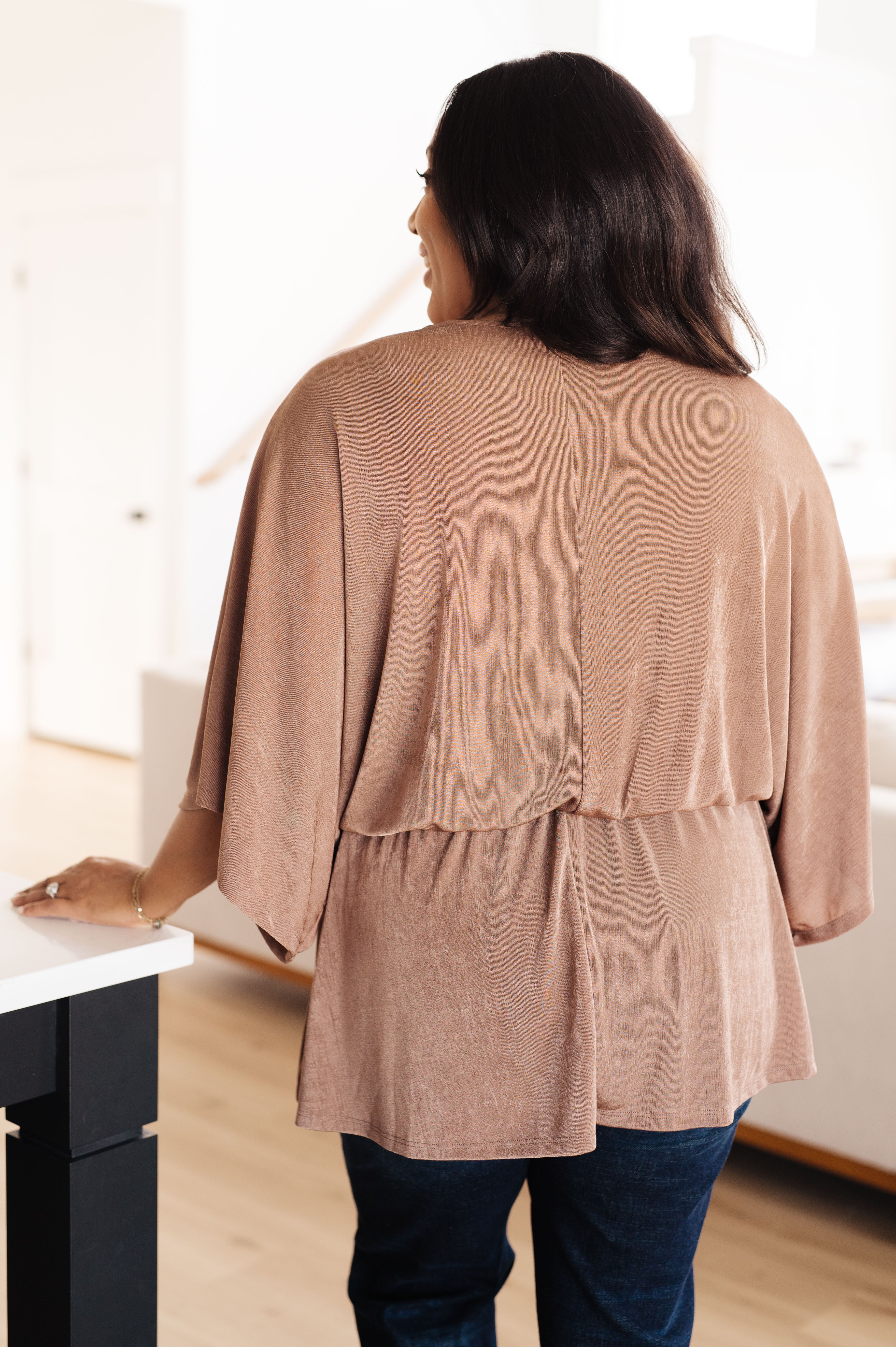 Dazzlingly Draped V-Neck Blouse - Charming Charlie