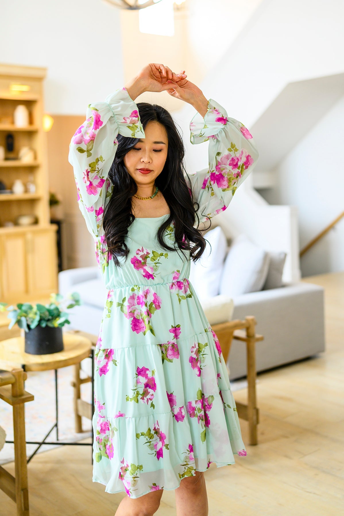 Delightfully Yours Floral Dress - Charming Charlie