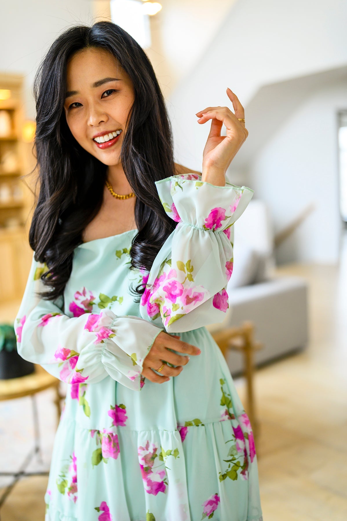 Delightfully Yours Floral Dress - Charming Charlie