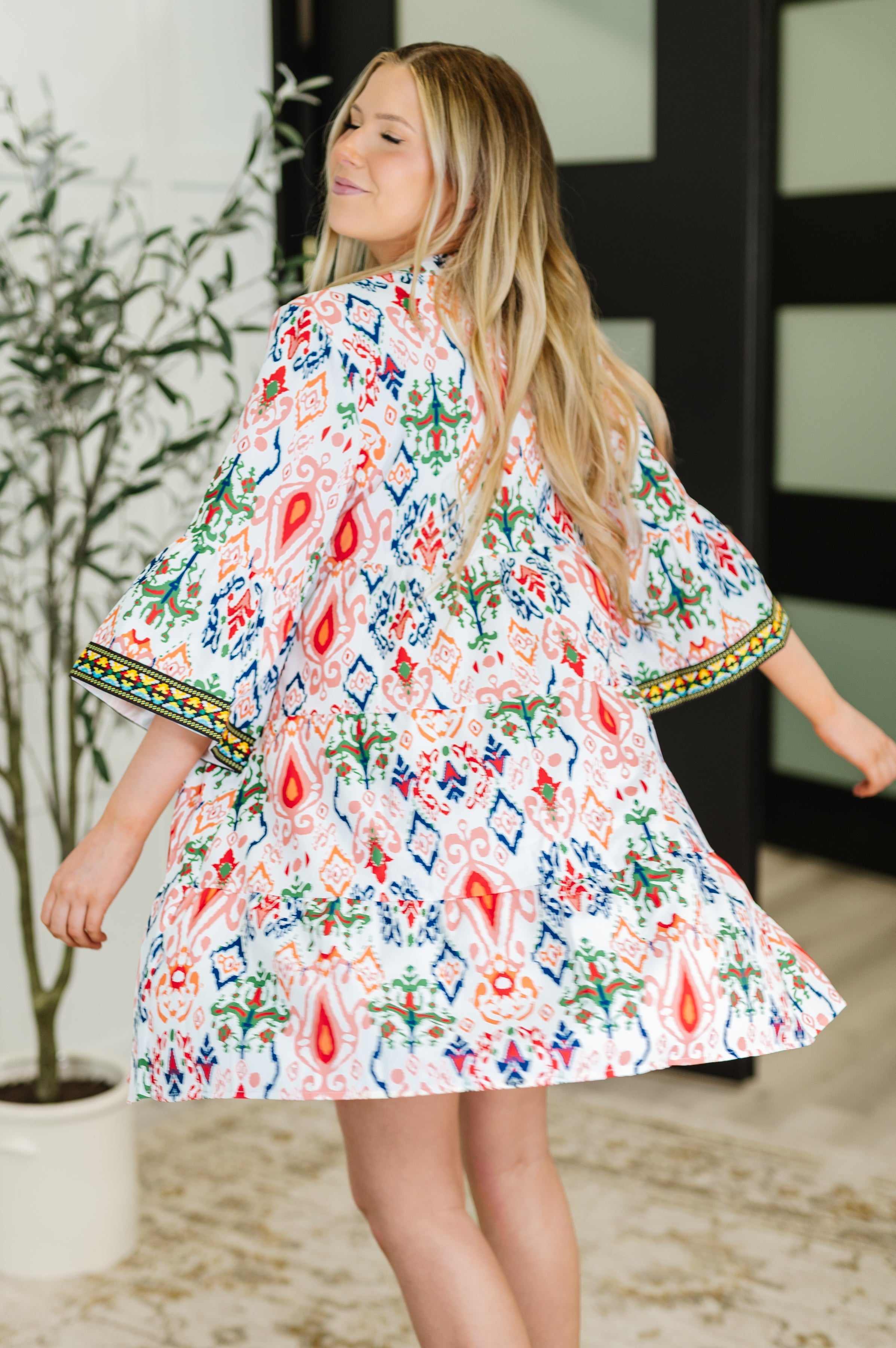 Depend on Me Boho Tiered Dress - Charming Charlie
