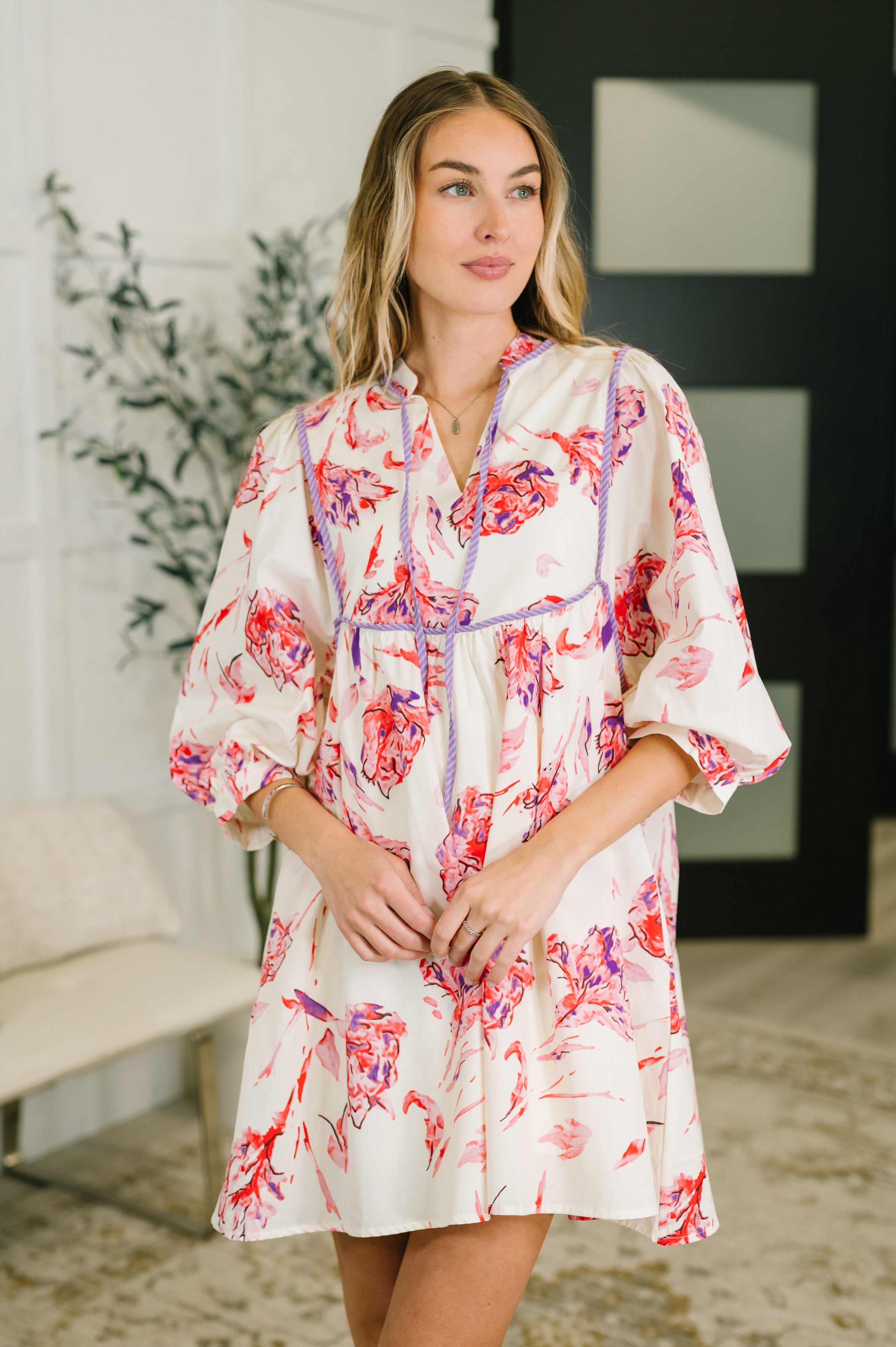 Destination Unknown Floral Dress - Charming Charlie