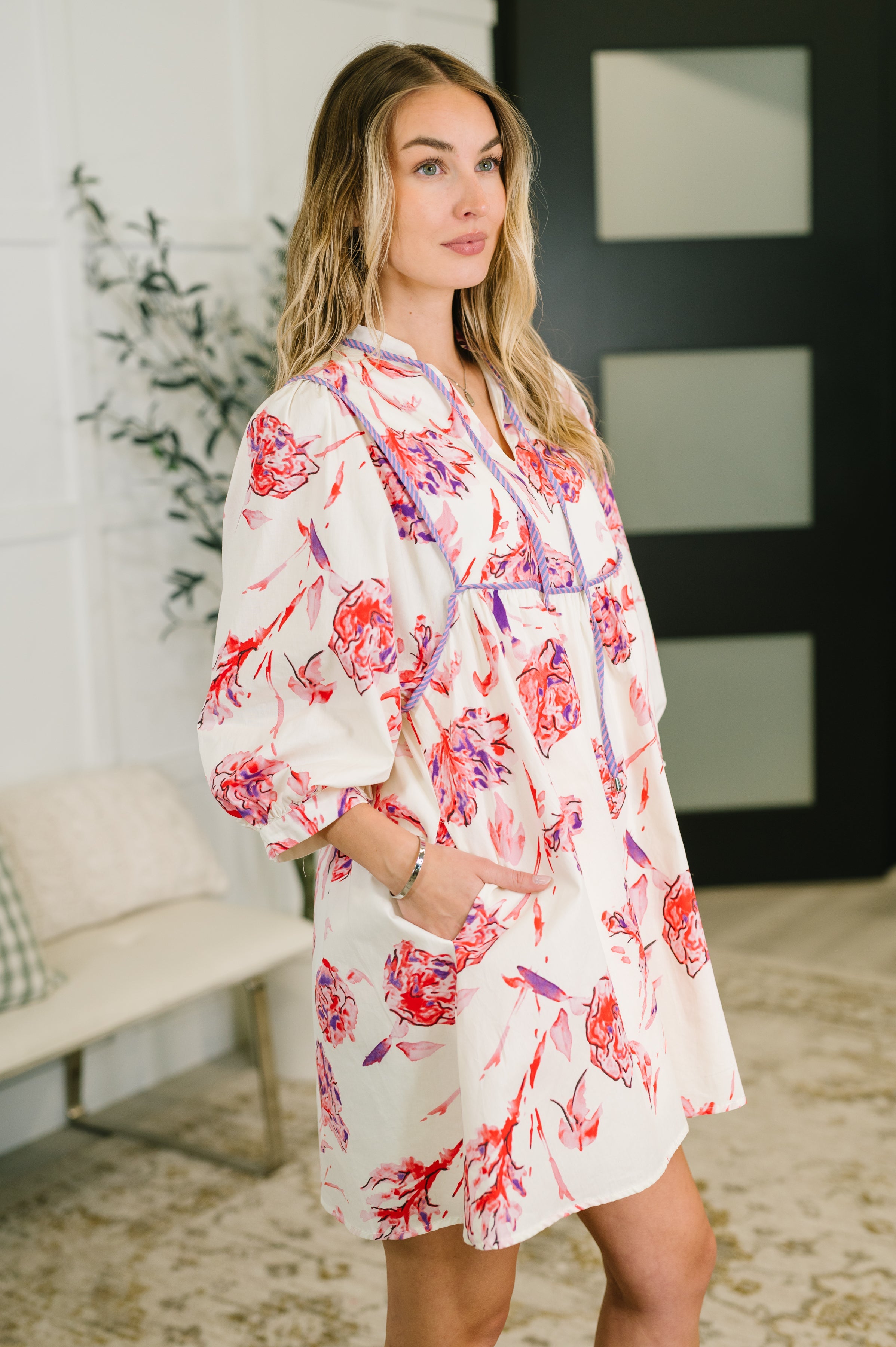 Destination Unknown Floral Dress - Charming Charlie