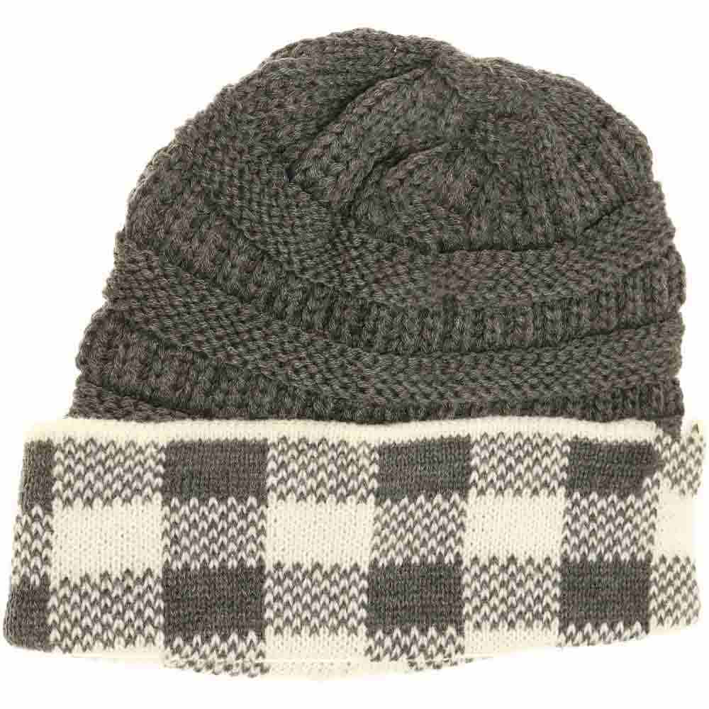 Dk.Grey-White- Buffalo Check Knit CC Beanie delivers expert-level warmth and style, combining a durable knit construction with a classic buffalo check pattern. Engineered for a comfortable, snug fit, this beanie provides reliable insulation while enhancing casual and outdoor ensembles with its timeless design. Its quality craftsmanship ensures lasting wear, making it an essential accessory for cold-weather seasons.