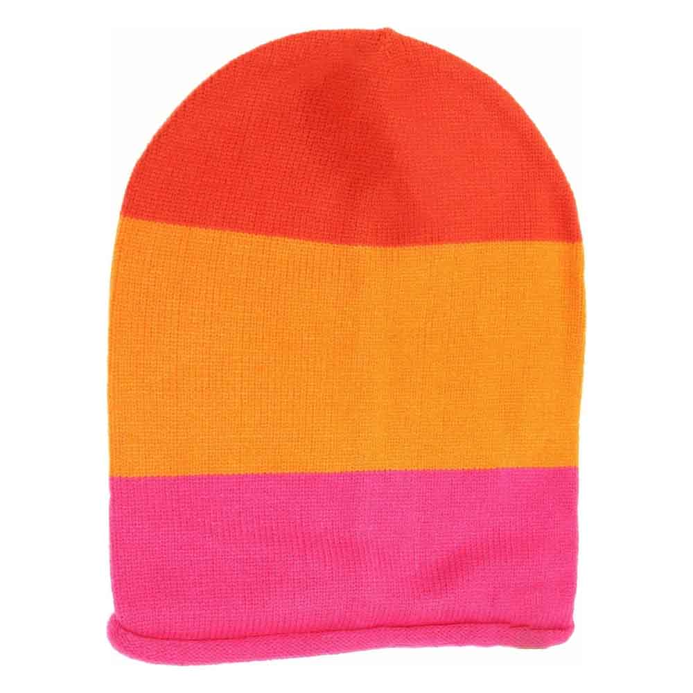 Dk.Orange- Colorblock Rolled Cuff Slouchy CC Beanie combines modern style with practical warmth. Featuring a distinctive colorblock design and a comfortable slouchy fit, it provides versatile wearability while the rolled cuff adds extra insulation around the forehead. Crafted for softness and durability, this beanie is ideal for keeping warm during chilly days without compromising on fashion. Its relaxed silhouette fits most head sizes, making it a reliable accessory for outdoor activities or casual urban w