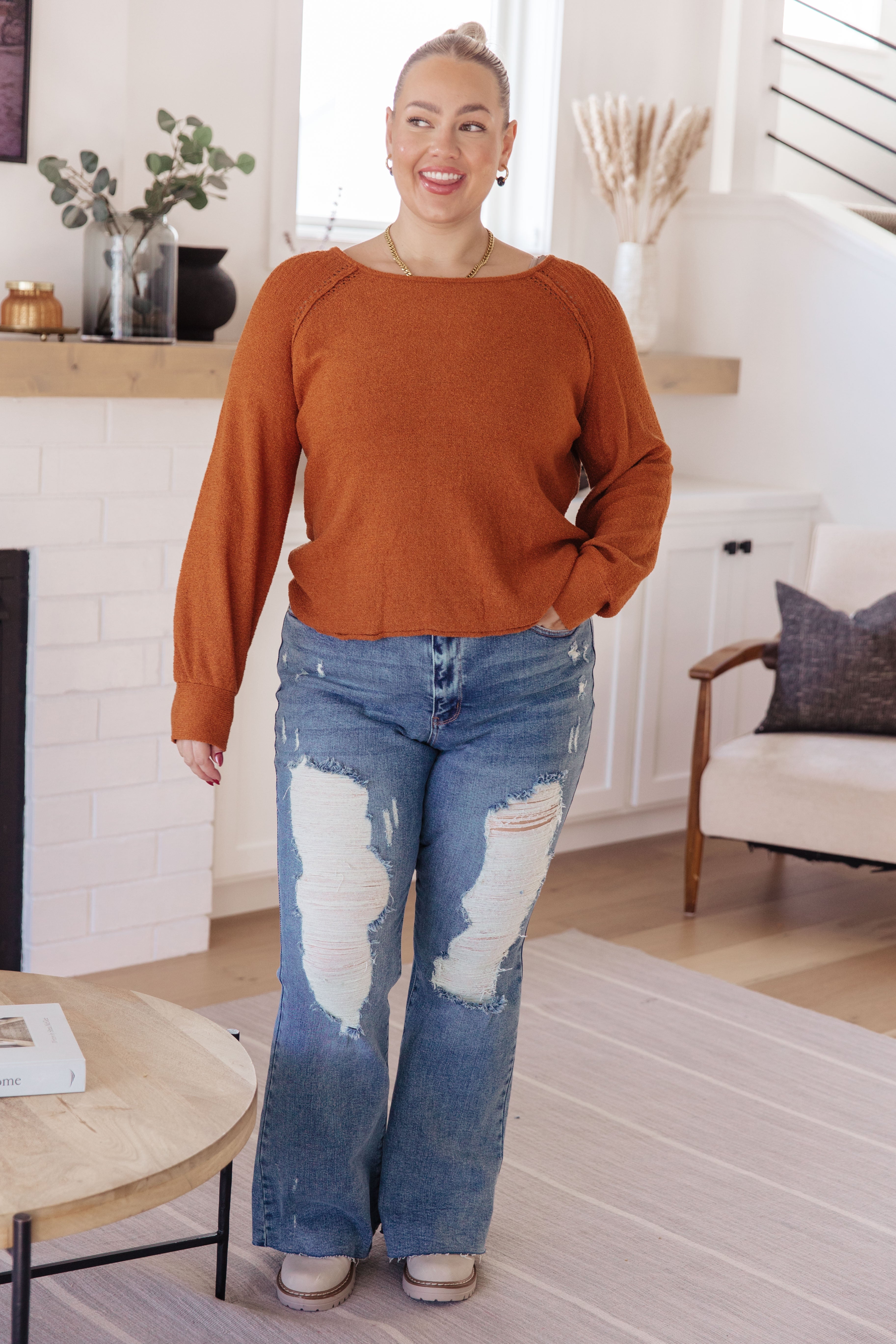 Don't Be Difficult Pullover Sweater - Charming Charlie