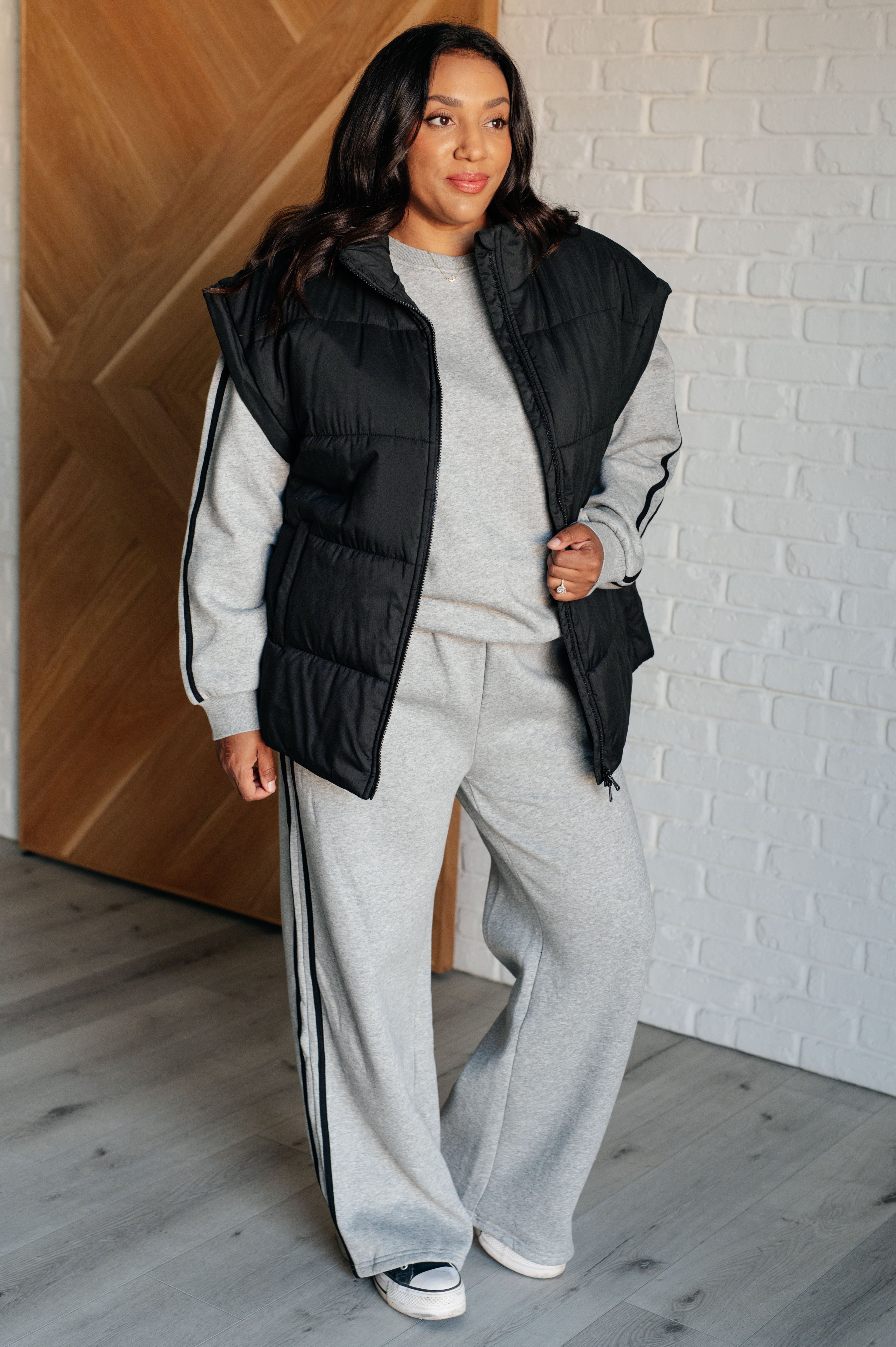 Don't Get Stuck Stripe Detail Sweatshirt - Charming Charlie
