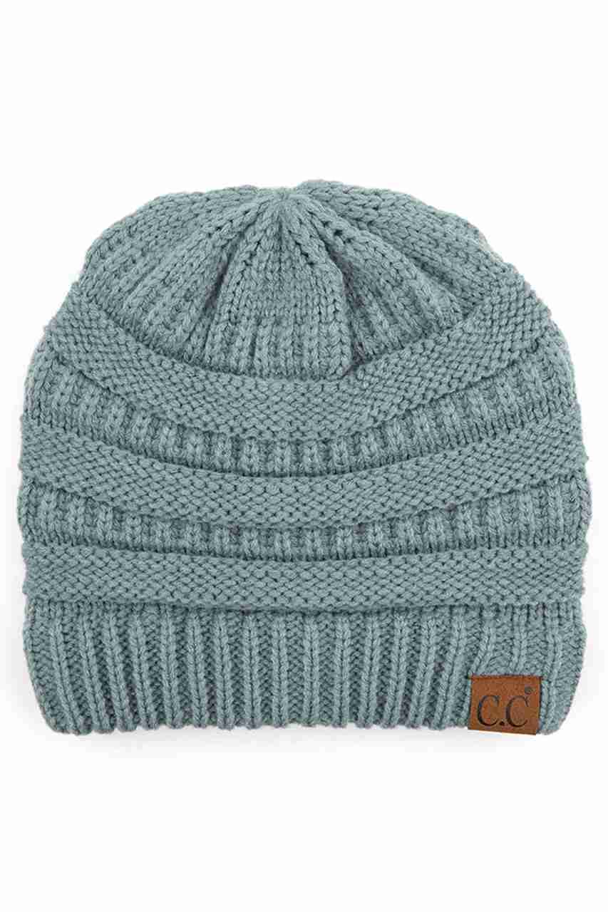 DustyGrey C.C Ribbed Knit Solid Color Beanie offers a timeless design with durable ribbed knitting, ensuring a snug and comfortable fit. Crafted for warmth and versatility, this beanie is perfect for everyday wear, providing reliable protection against cold weather while maintaining a sleek, minimalist style that complements any outfit. Its solid color adds understated appeal, making it an essential accessory for both casual and outdoor use.