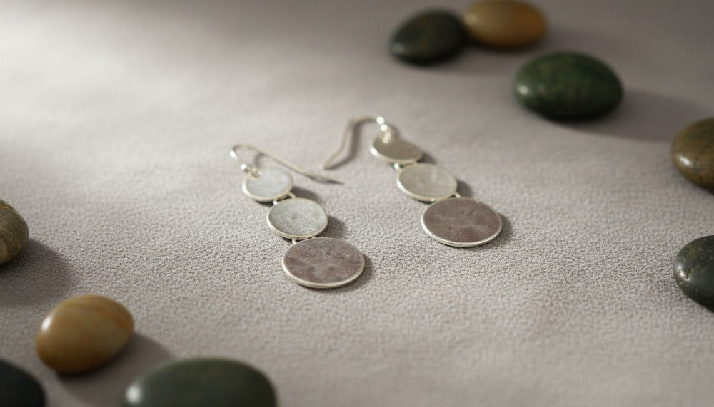 Silver Coin Drop Earrings - Charming Charlie