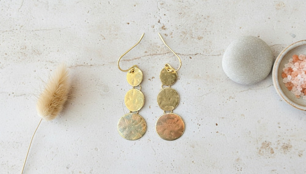 Gold Coin Drop Earrings - Charming Charlie