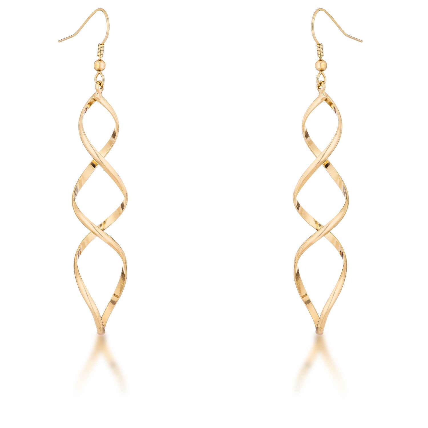 Golden Twist Earrings - Charming Charlie