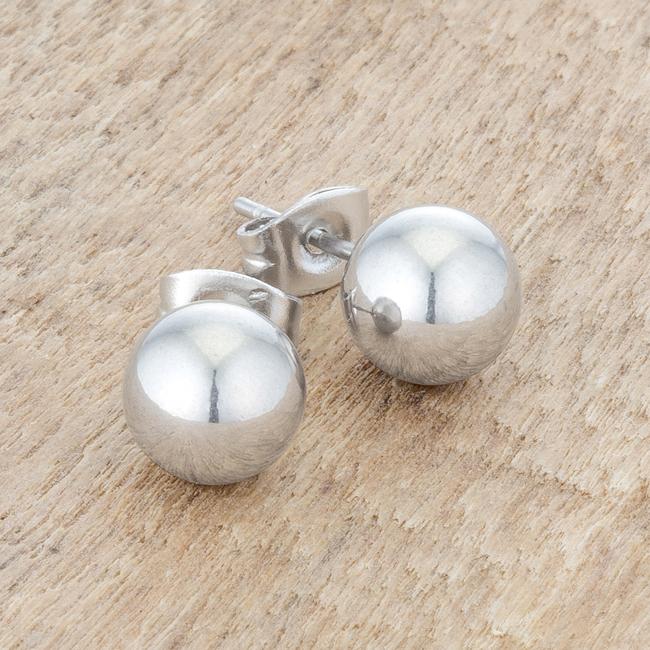 Julie Rhodium Sphere Stud Earrings - Charming Charlie
