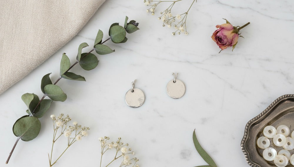 Silver Aura Stud Earrings - Charming Charlie