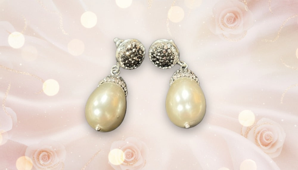 Vintage Pearl Drop Earrings - Charming Charlie