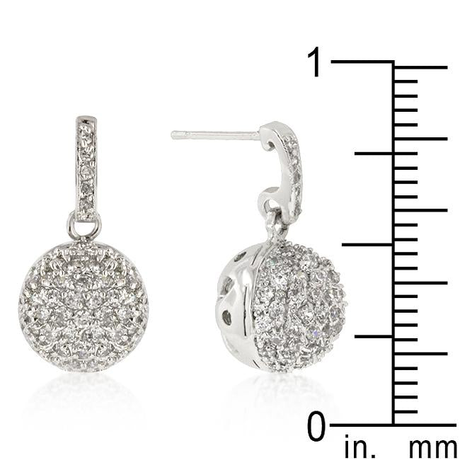CZ Ball Dangle Earrings - Charming Charlie