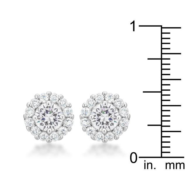 Bella Bridal Earrings in Clear - Charming Charlie