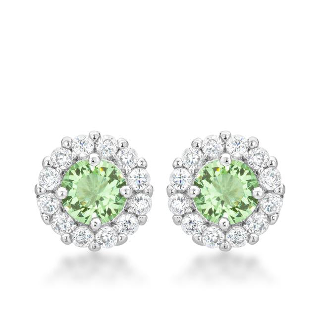 Bella Bridal Earrings in Peridot - Charming Charlie