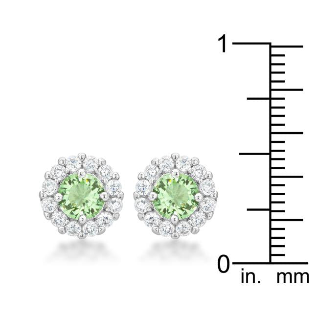 Bella Bridal Earrings in Peridot - Charming Charlie
