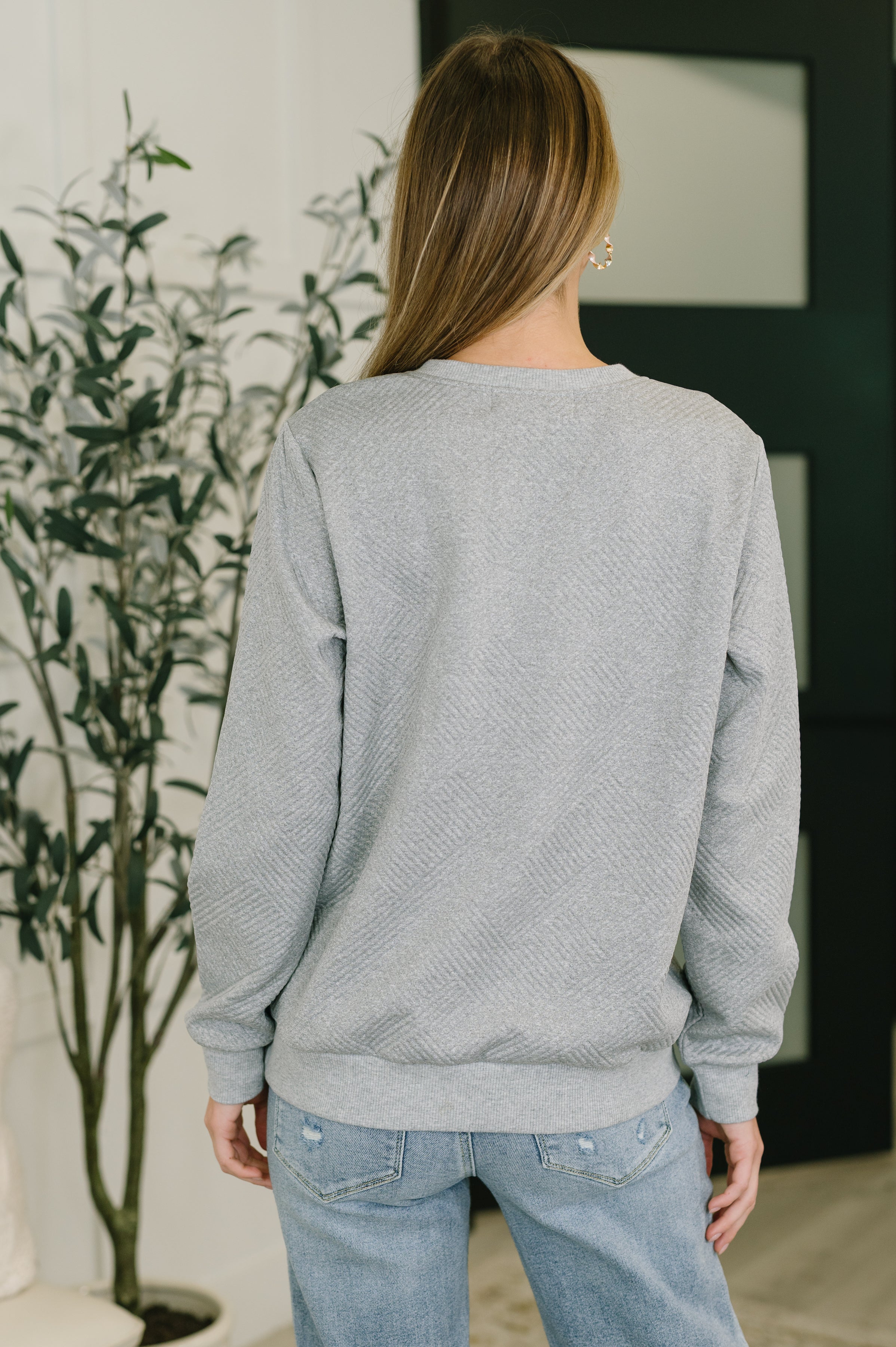 Early Day Quilted Half Zip Pullover - Charming Charlie