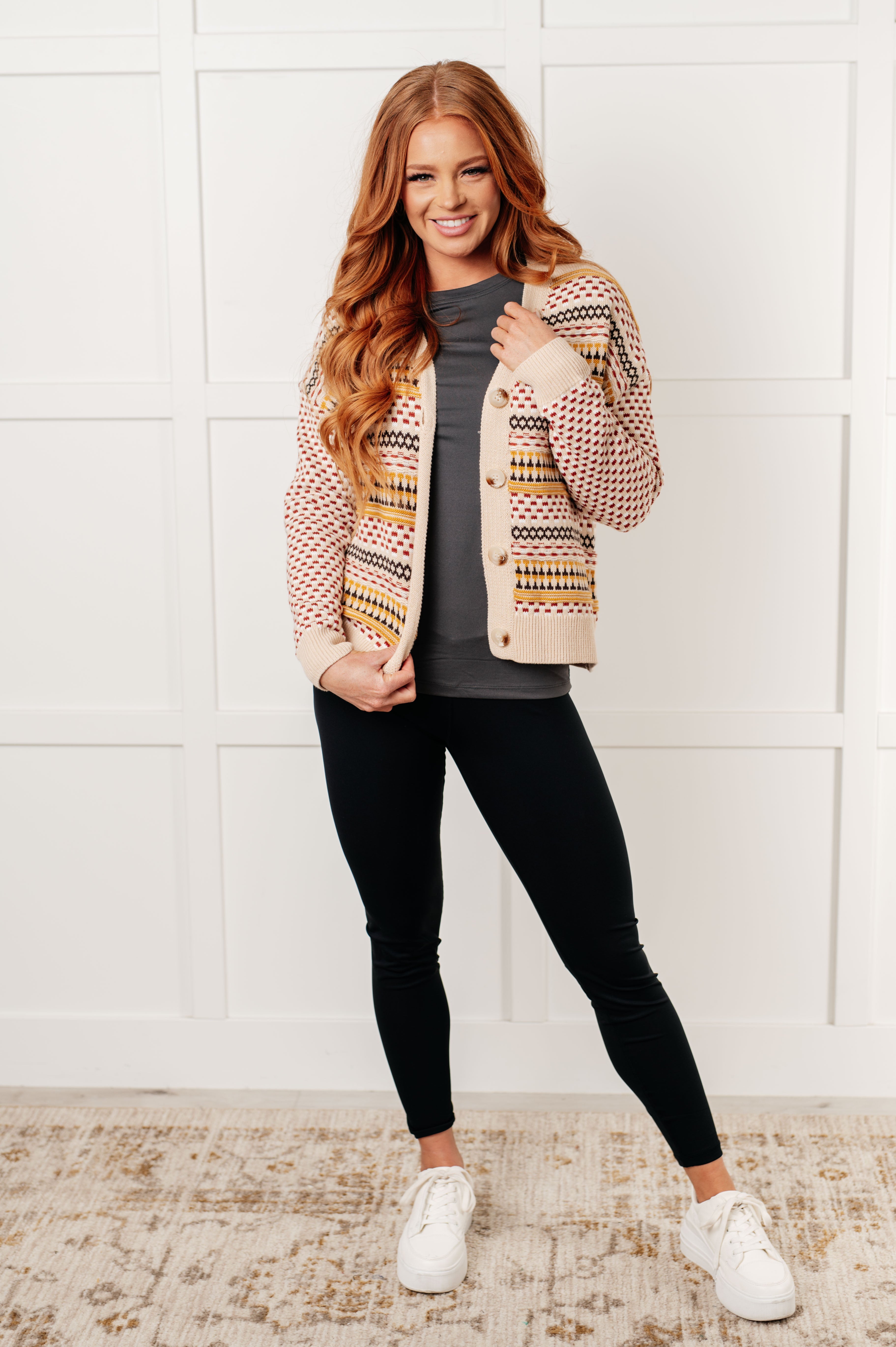 Effortless Elements Striped Cardigan - Charming Charlie