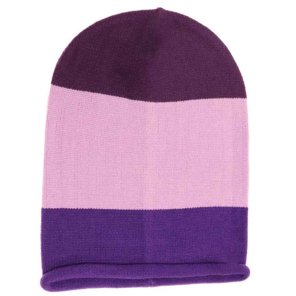 Eggplant Colorblock Rolled Cuff Slouchy CC Beanie combines modern style with practical warmth. Featuring a distinctive colorblock design and a comfortable slouchy fit, it provides versatile wearability while the rolled cuff adds extra insulation around the forehead. Crafted for softness and durability, this beanie is ideal for keeping warm during chilly days without compromising on fashion. Its relaxed silhouette fits most head sizes, making it a reliable accessory for outdoor activities or casual urban wea