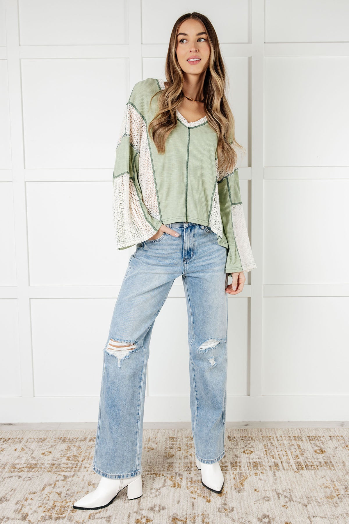 Elemental My Dear Patchwork Top - Charming Charlie