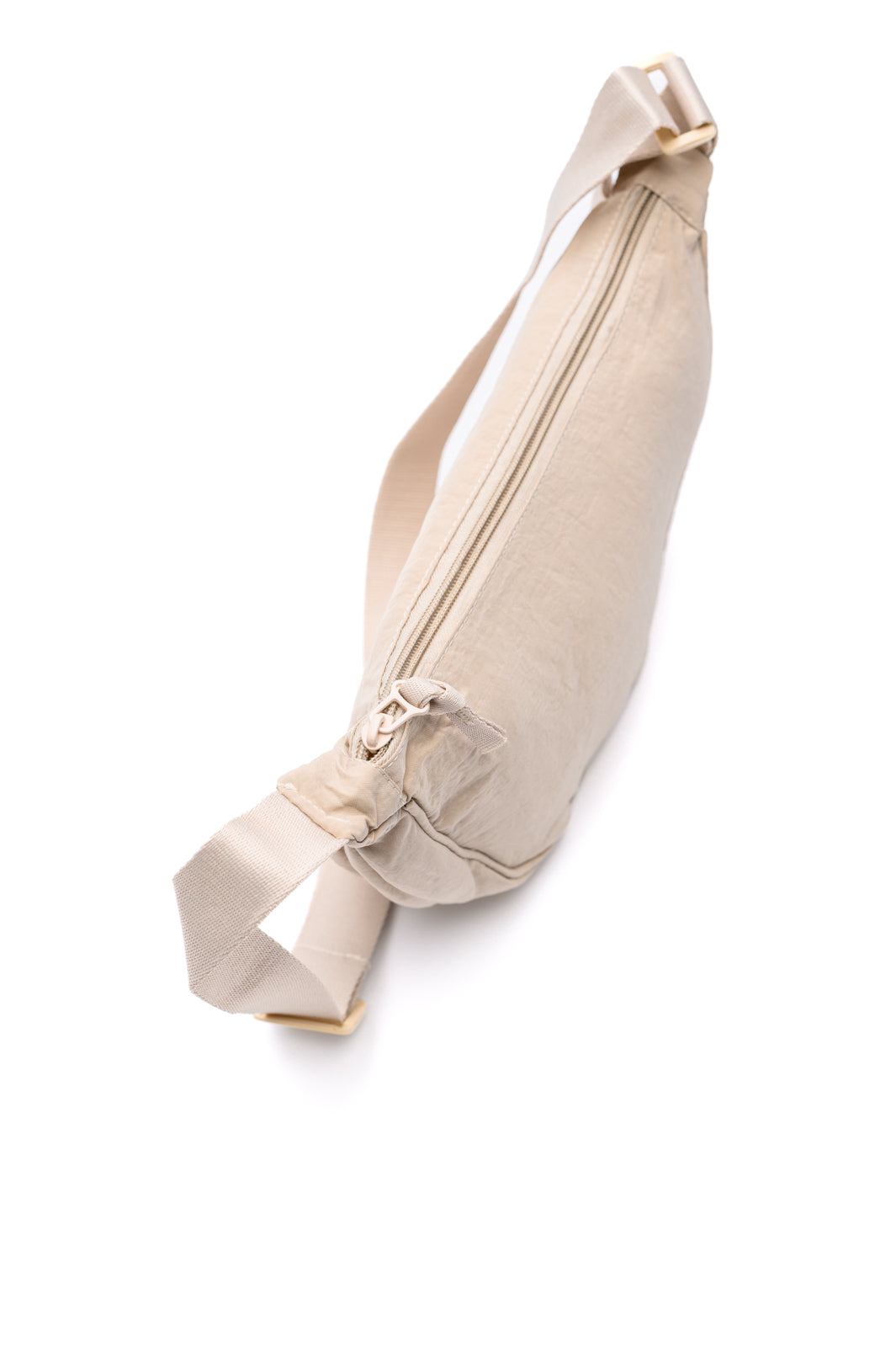 Essentially Everything Round Mini Crossbody Bag in Off White - Charming Charlie