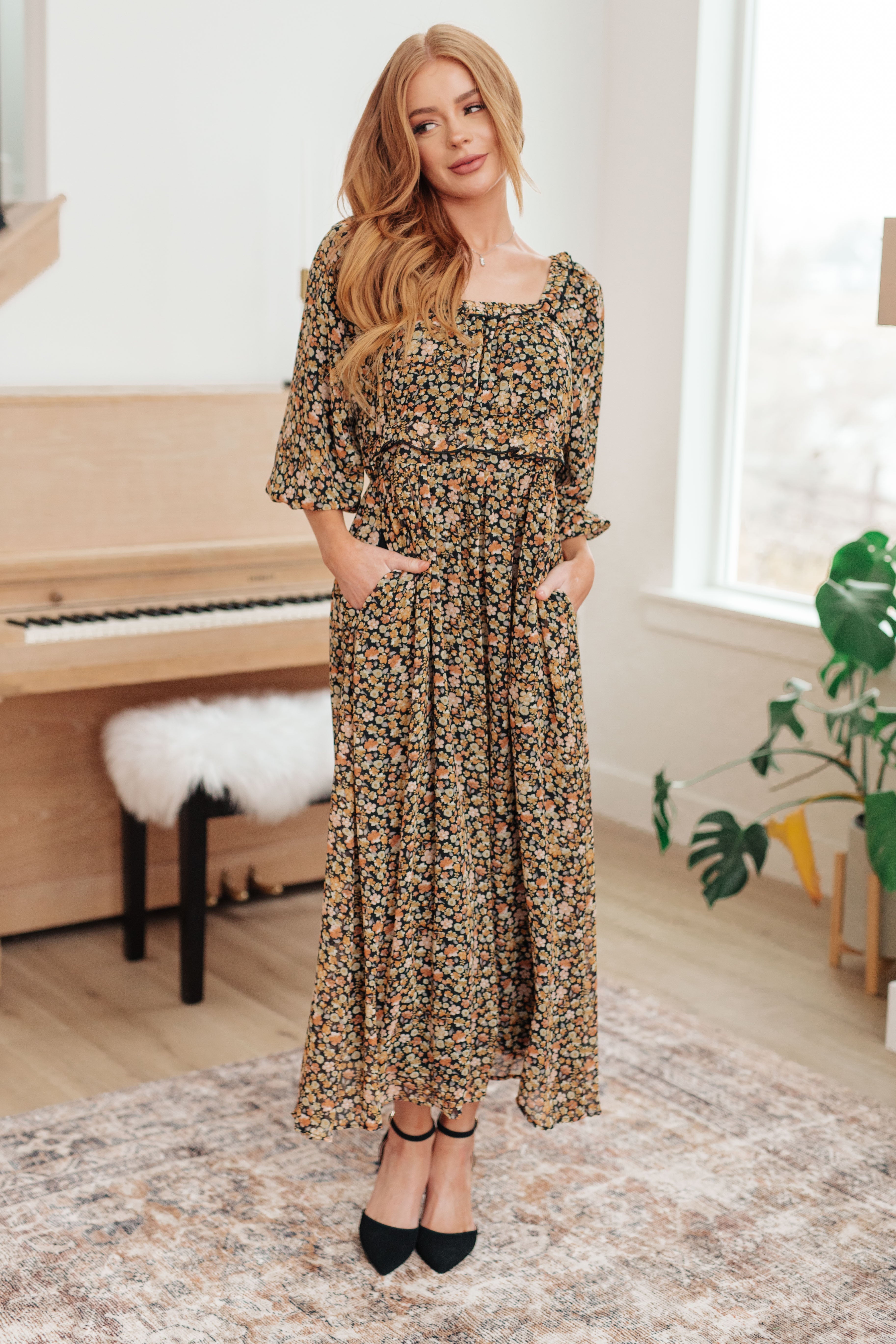 Ever So Briefly Floral Maxi Dress - Charming Charlie